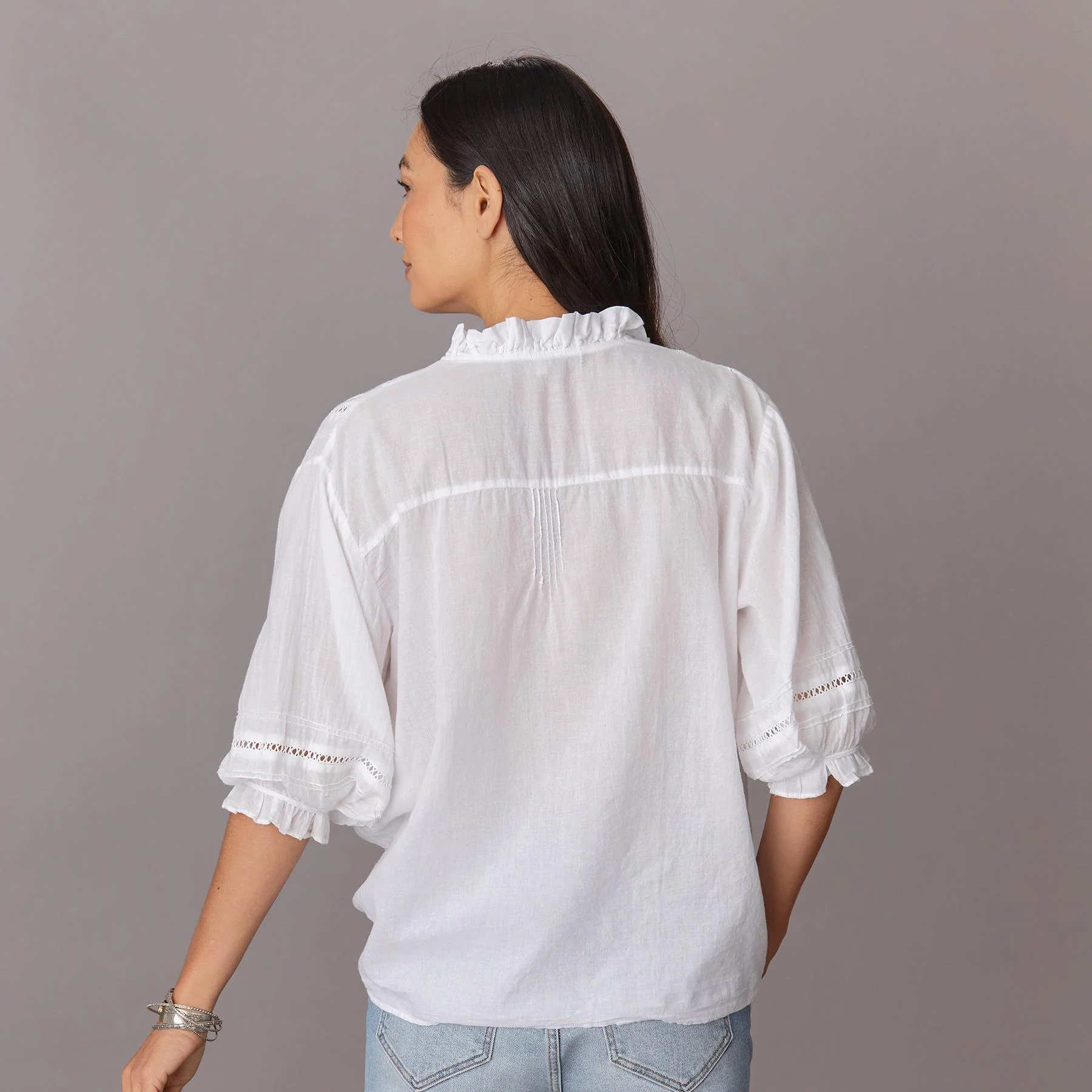 Melinda Cross Lace Shirt