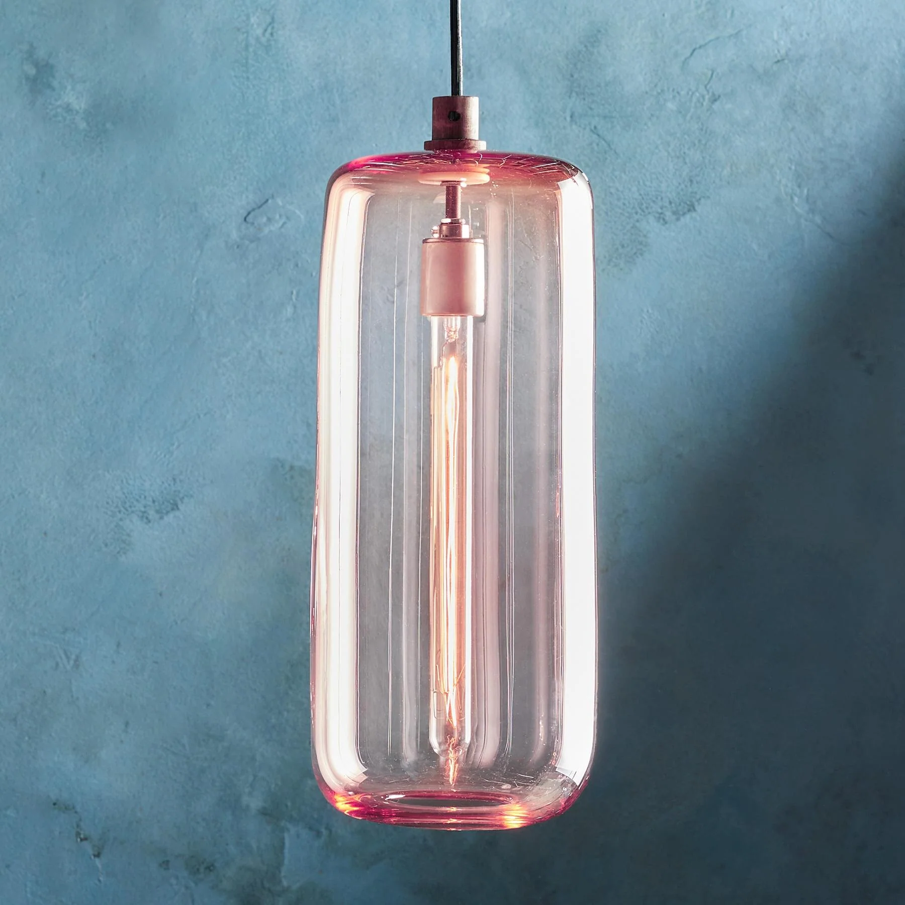 Salon Glass Cylinder Pendant