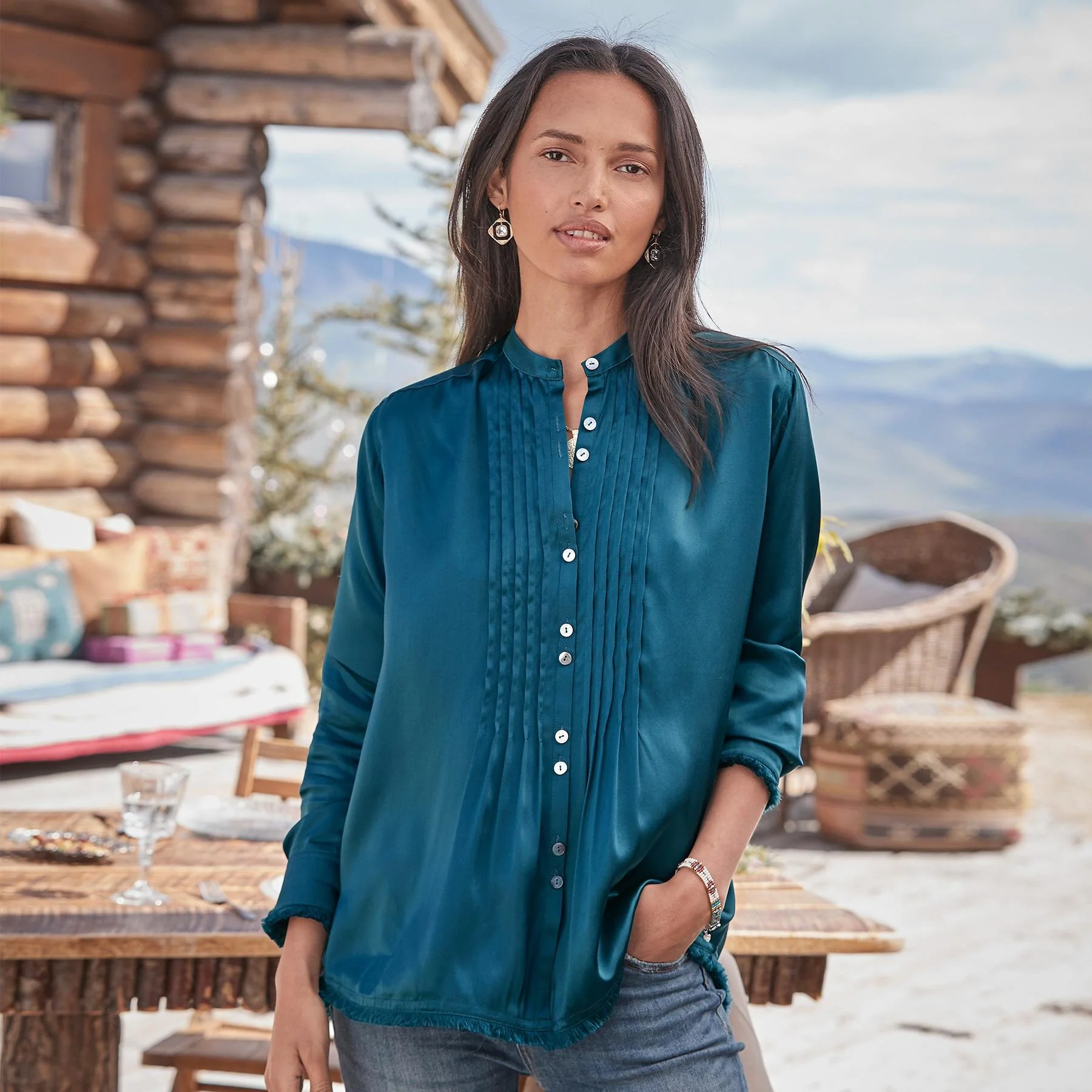 Delphine Highland Top