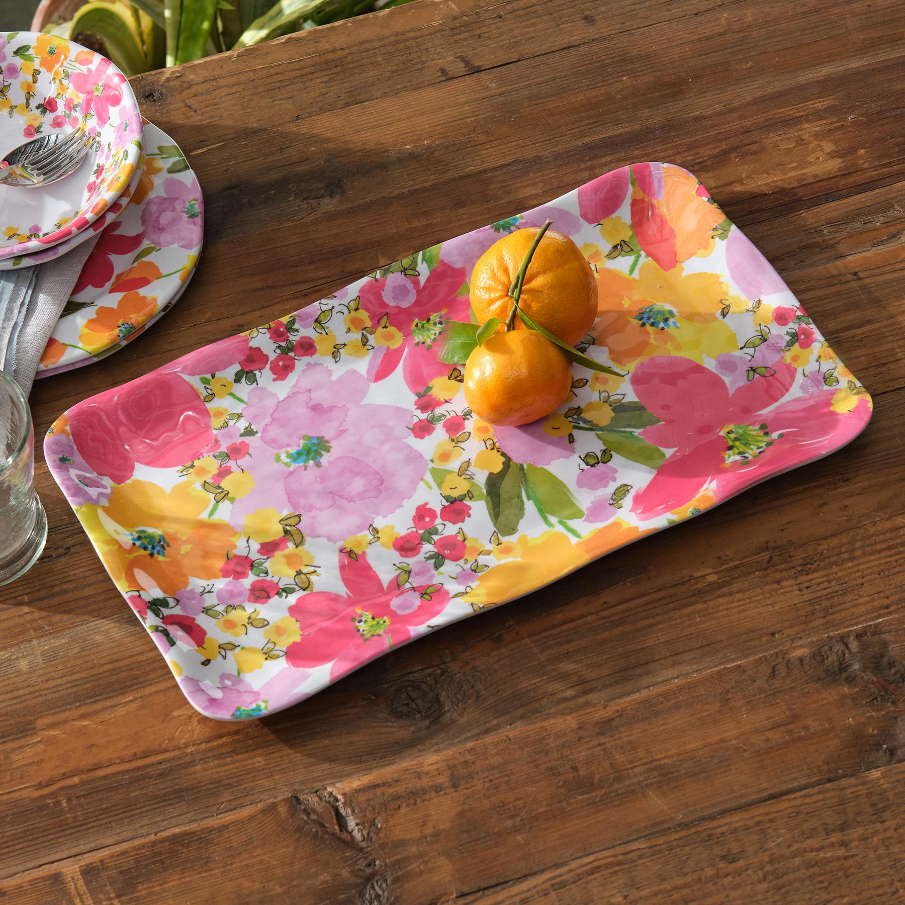 Fanciful Garden Platter