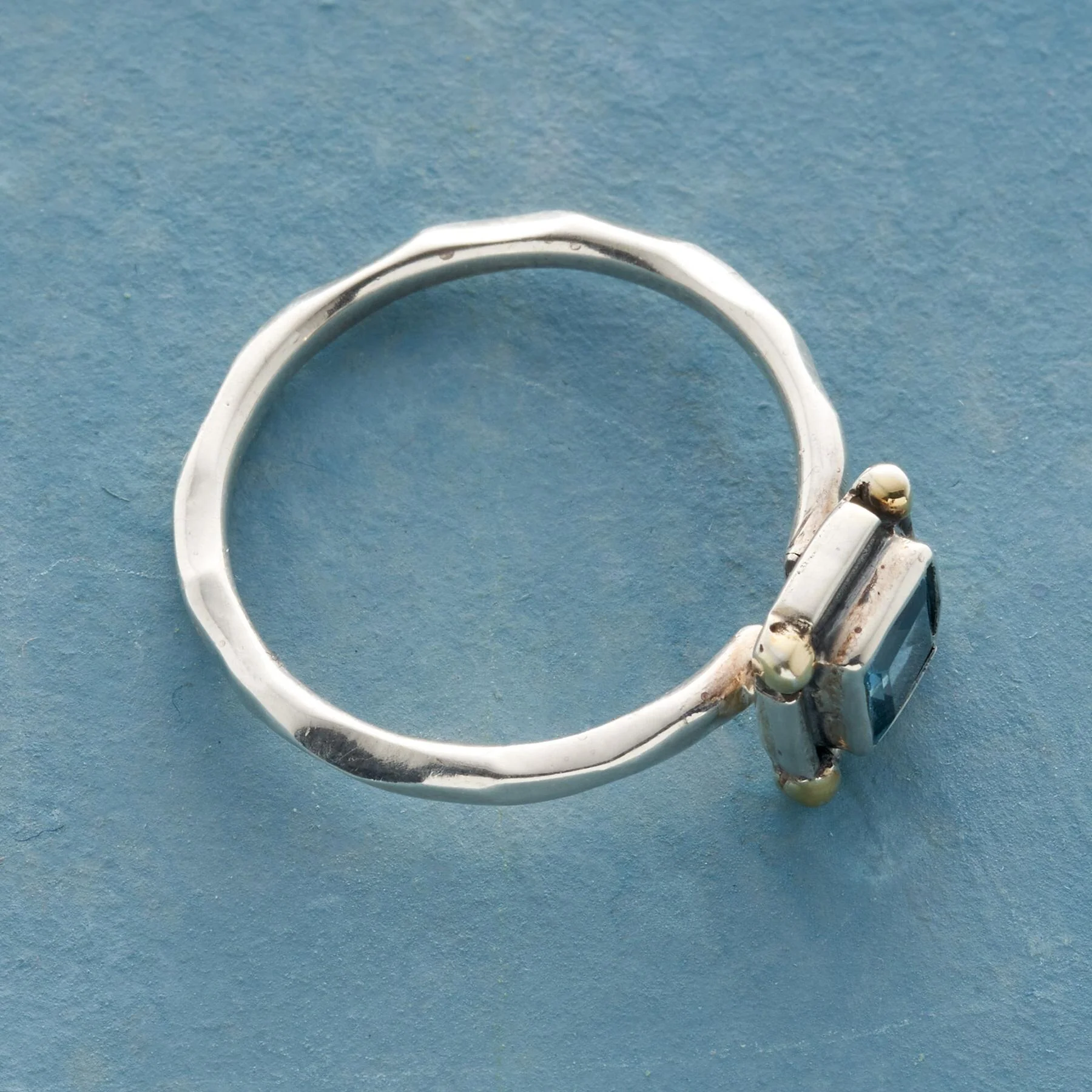 Terraced Topaz Ring