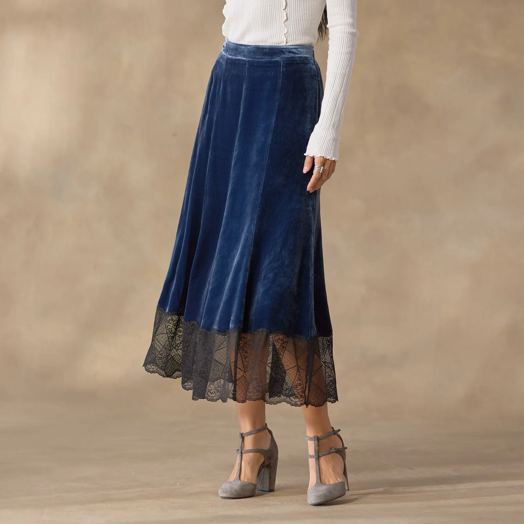 Velvet Evenings Skirt, Petite