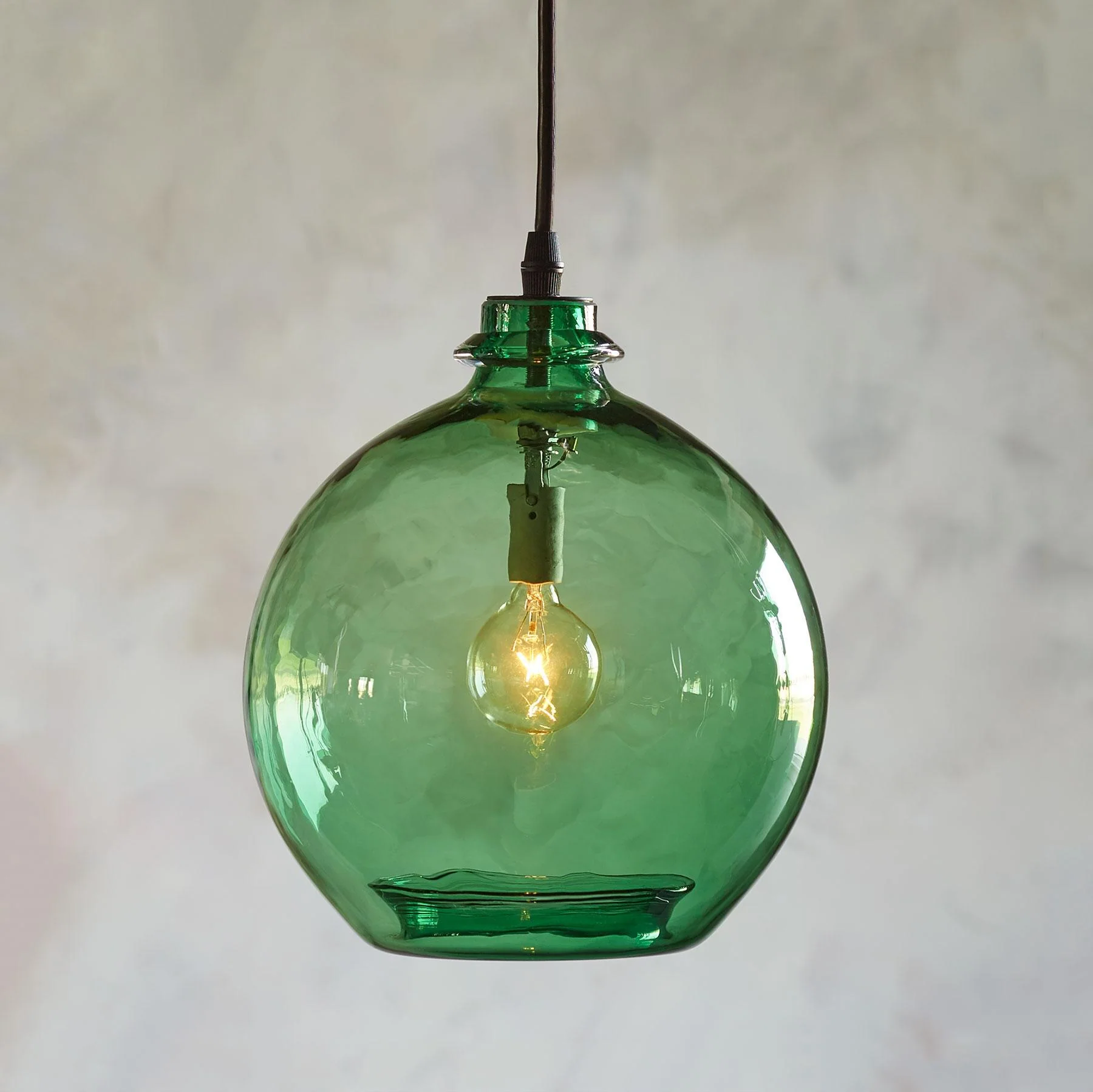 Salon Glass Demijohn Pendant Light