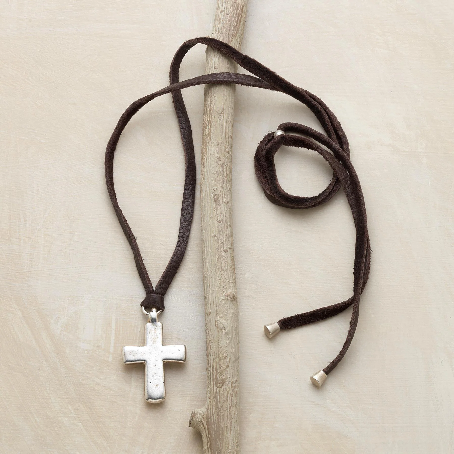 Mountain Spirits Cross Pendant Necklace