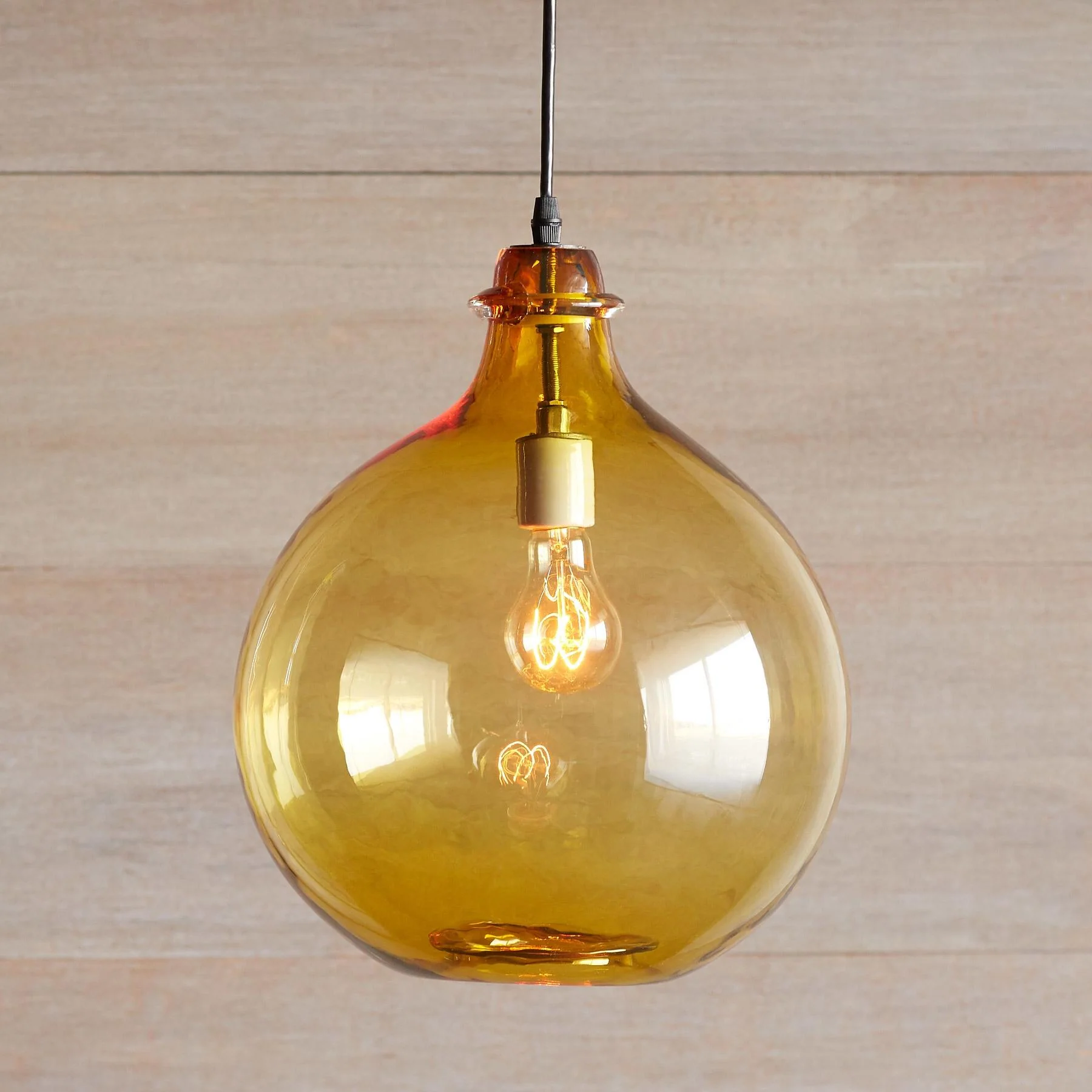 Salon Glass Demijohn Pendant Light