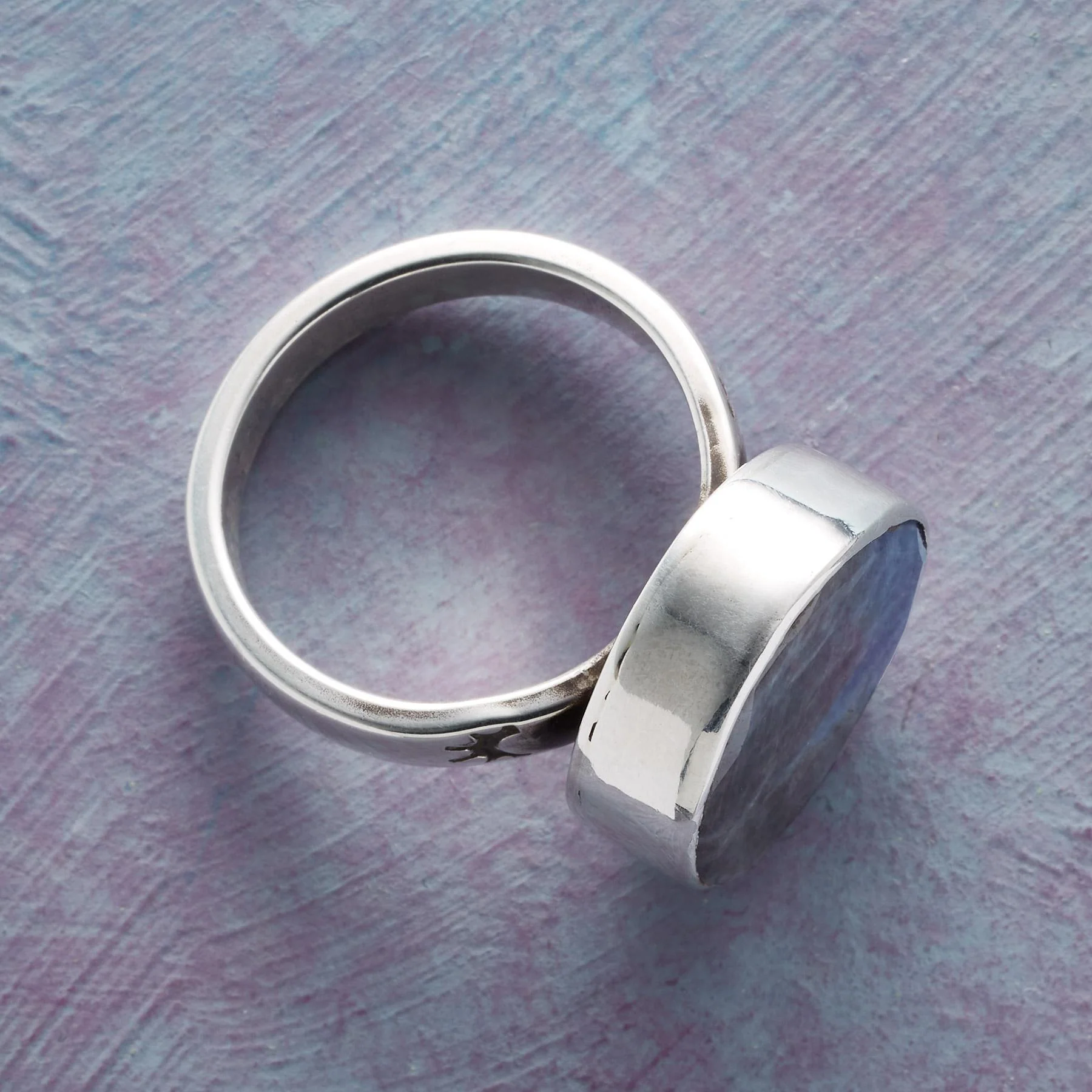 Denim Depths Ring
