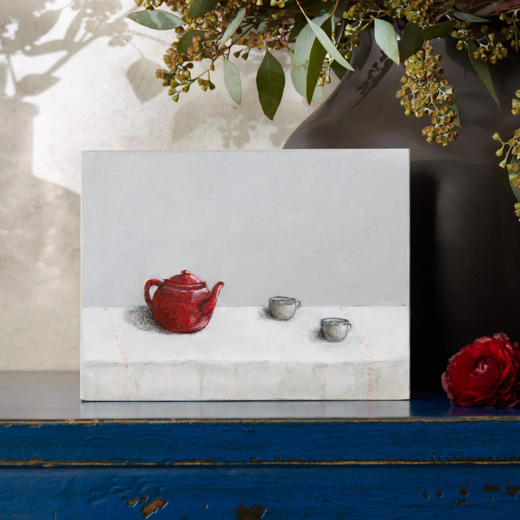 Red Tea Painting