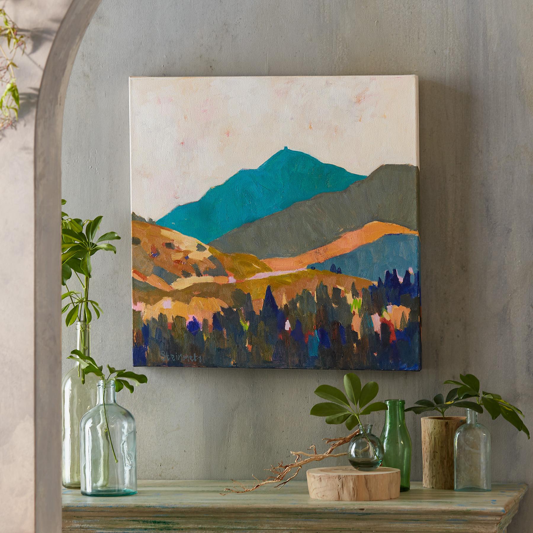 Hot Blue Mt. Tam Painting