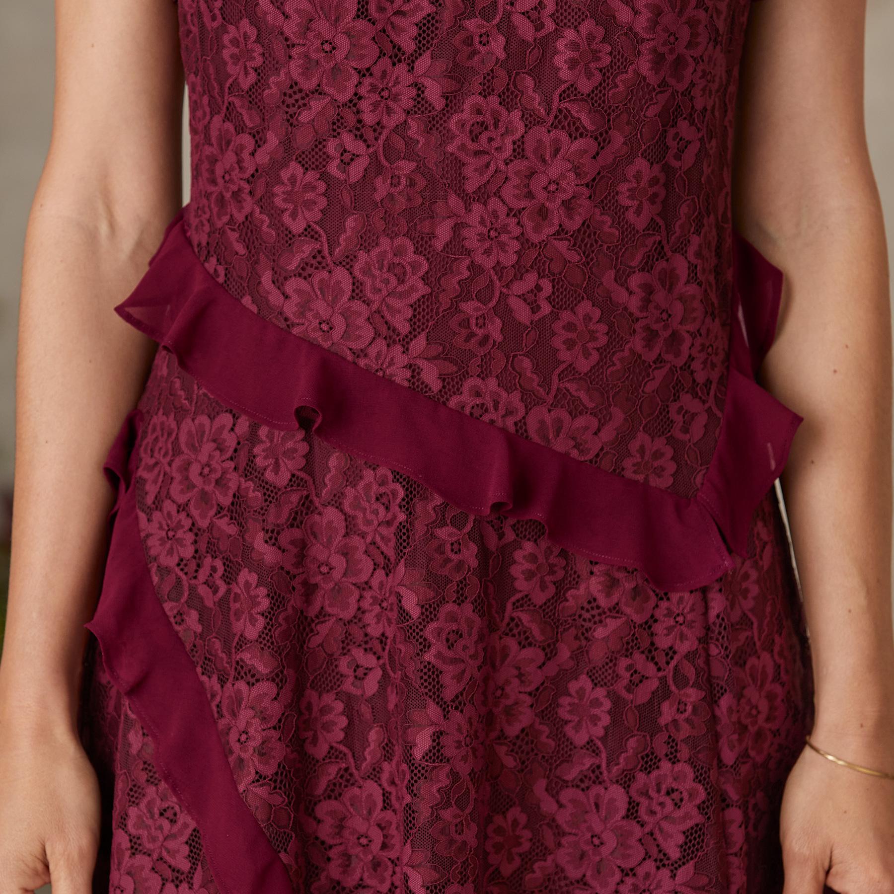 D'orsay Lace Dress, Petite