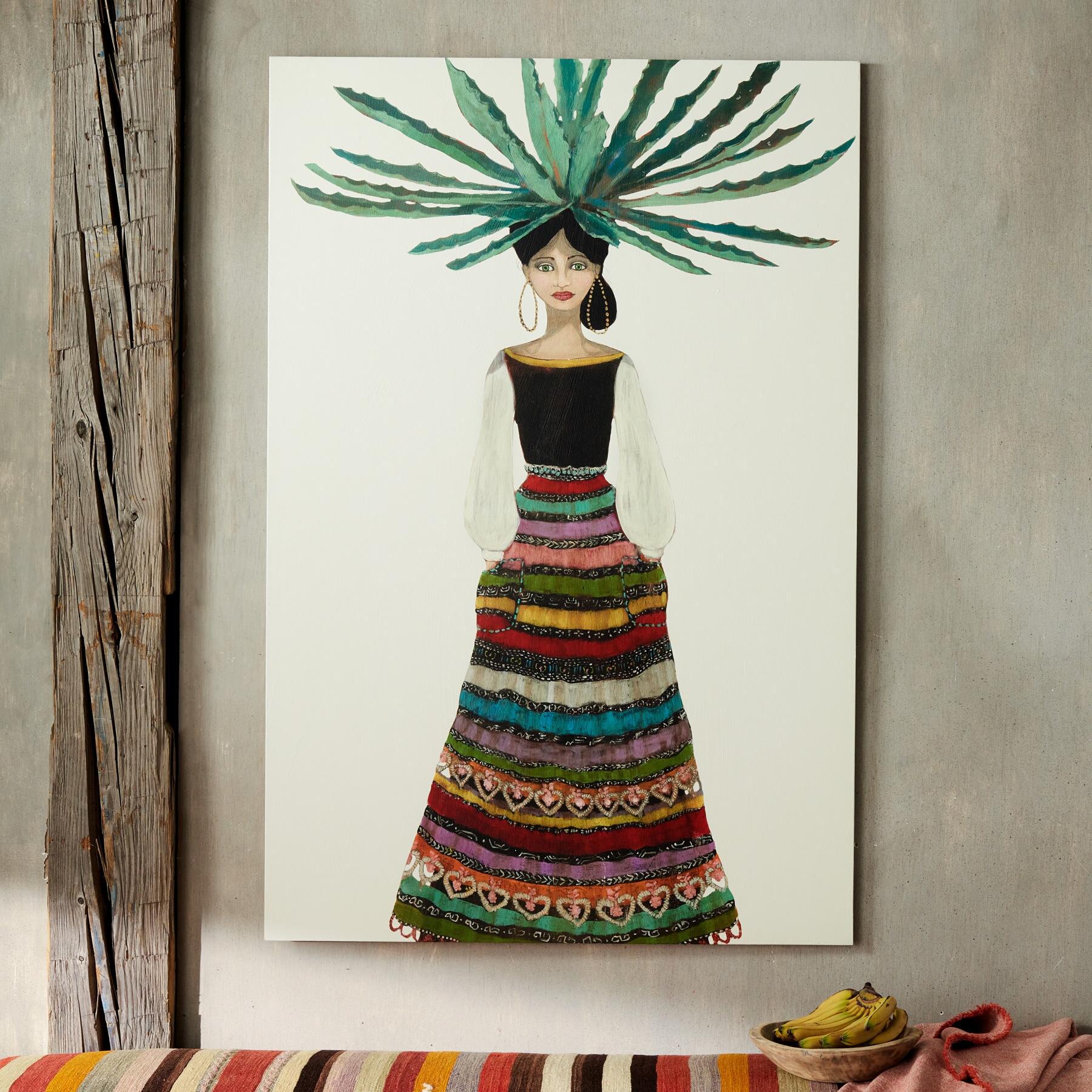 Lola Print On Wood