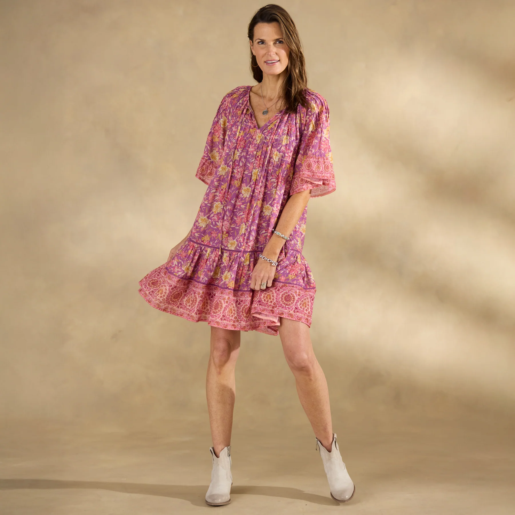 Aisha Printed Dress