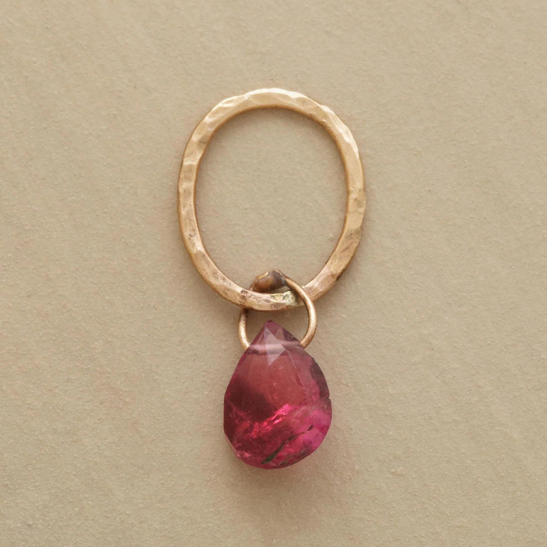 Faceted Birthstone Charms, Gold