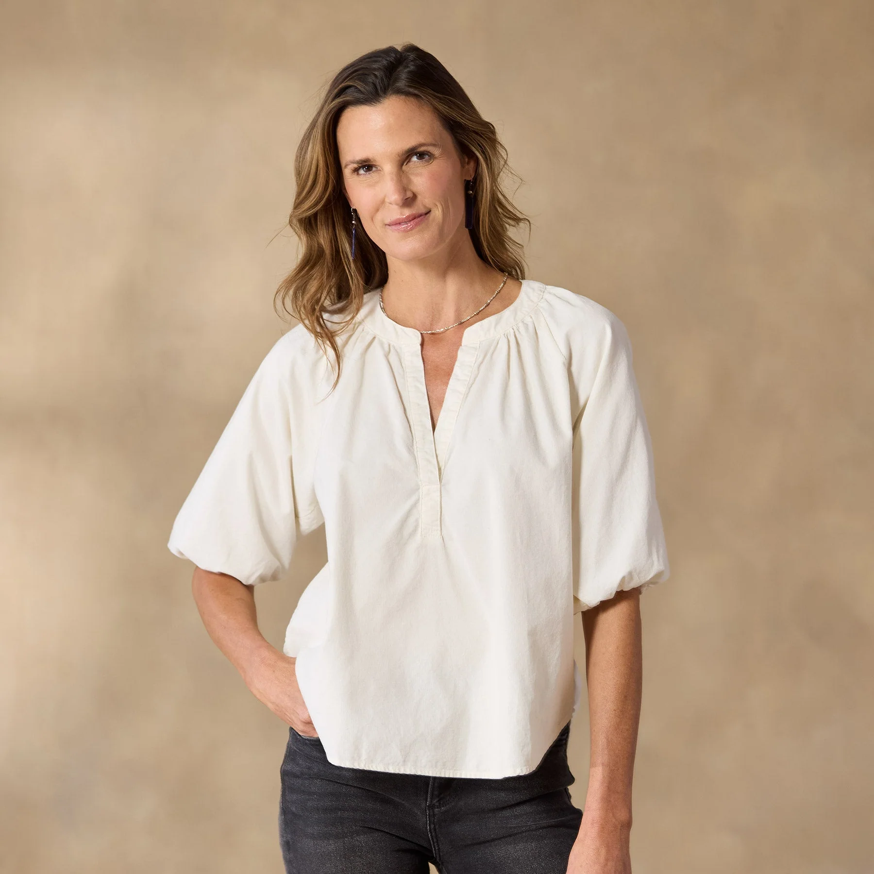 Jolie Corduroy Top