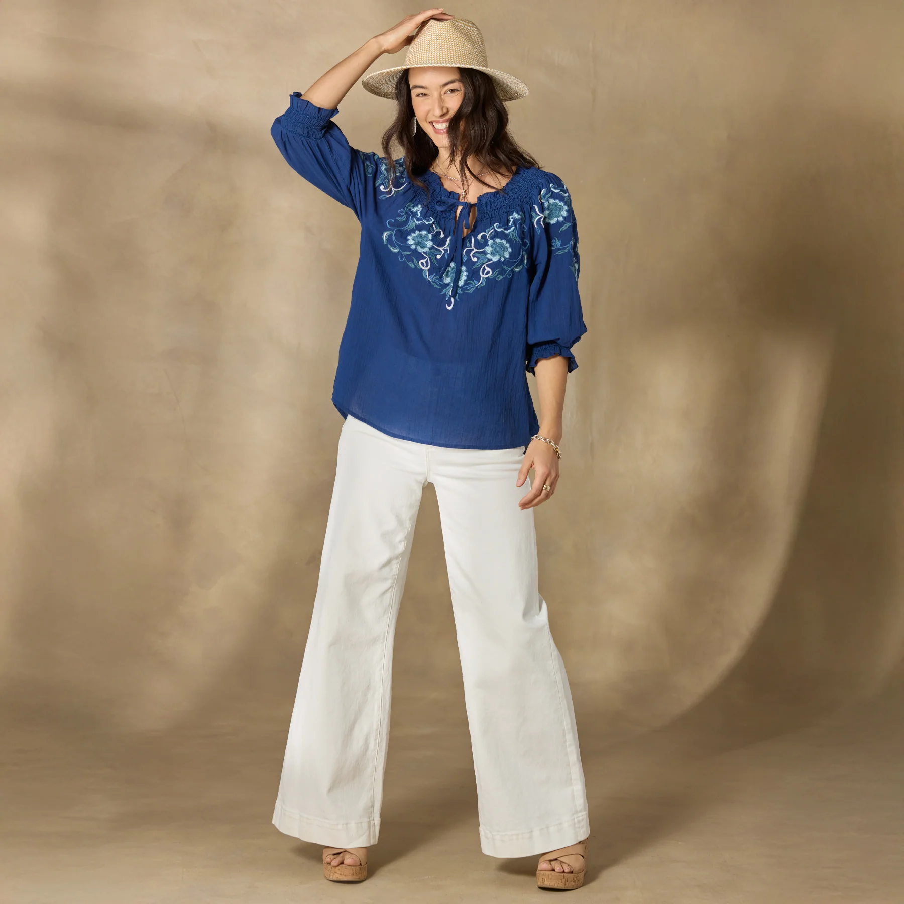 Junco Floral Top