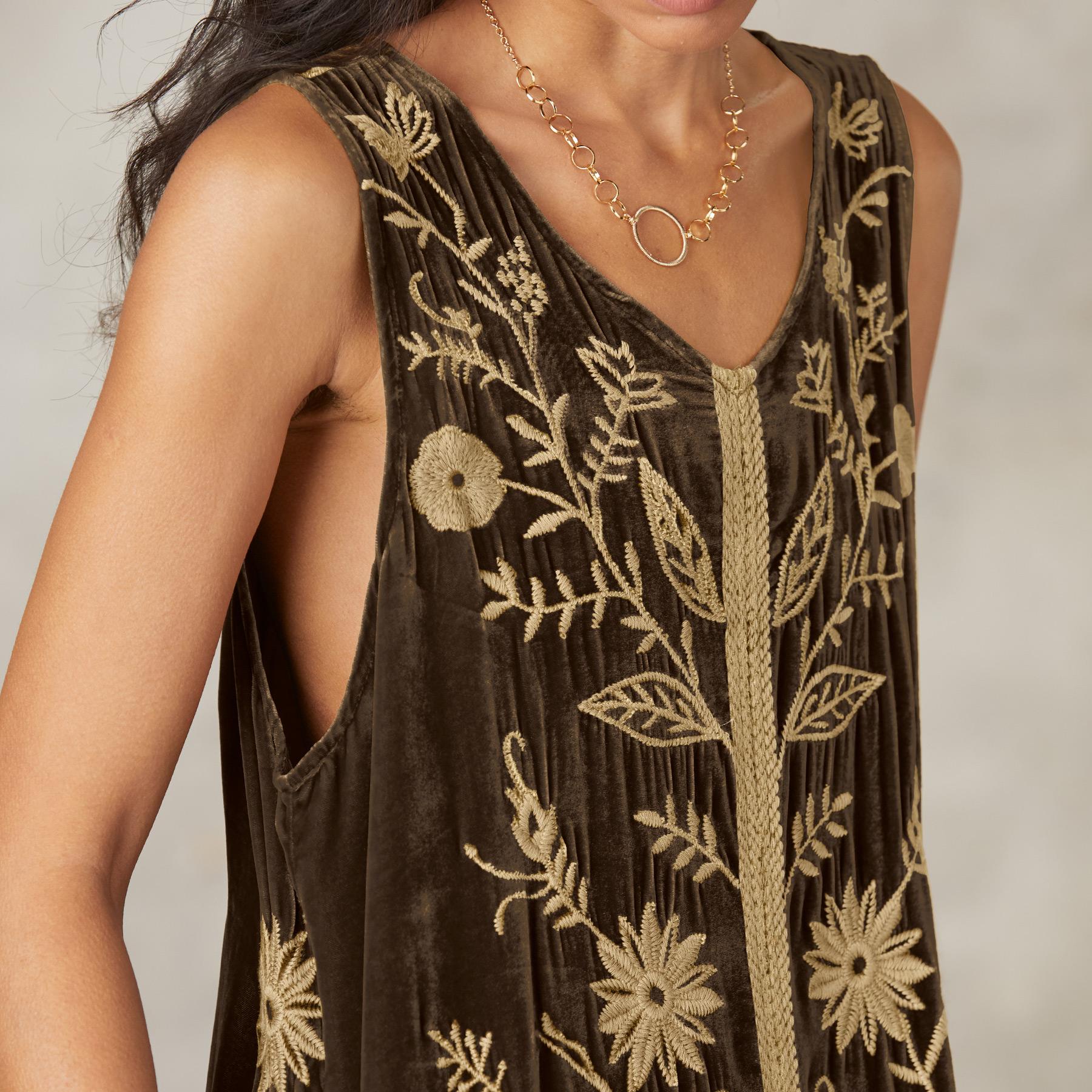 Georgina Velvet Maxi Dress, Petite