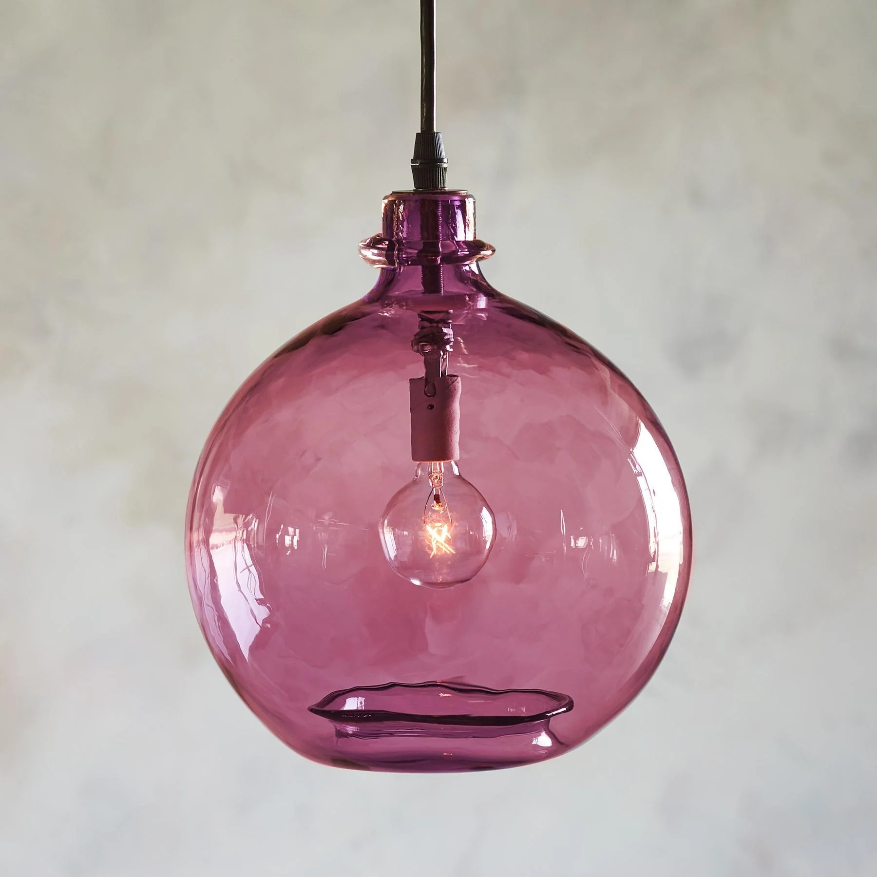 Salon Glass Demijohn Pendant Light