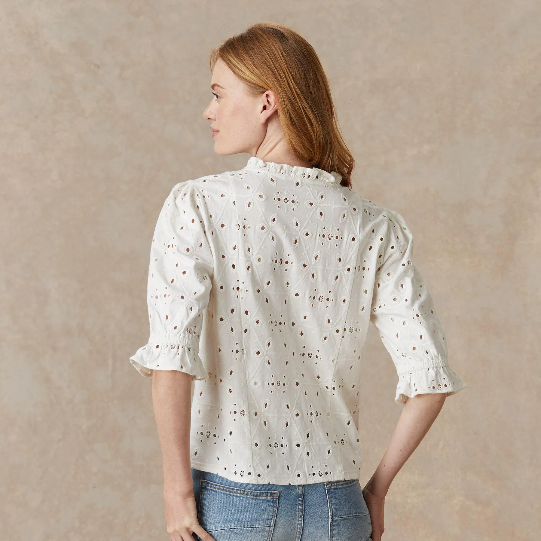Delaney Eyelet Top