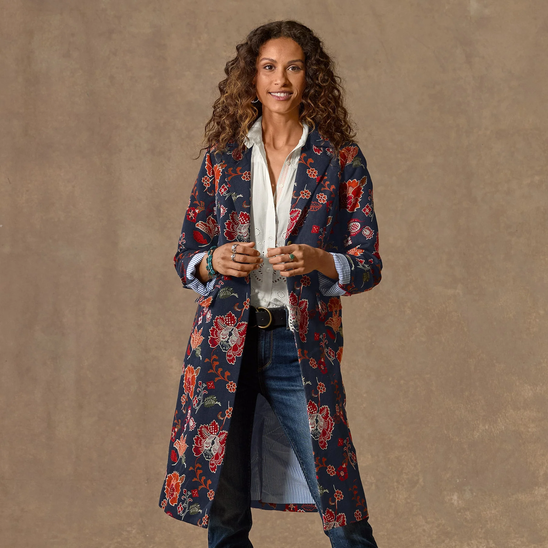 Estelle Floral Topper, Petite