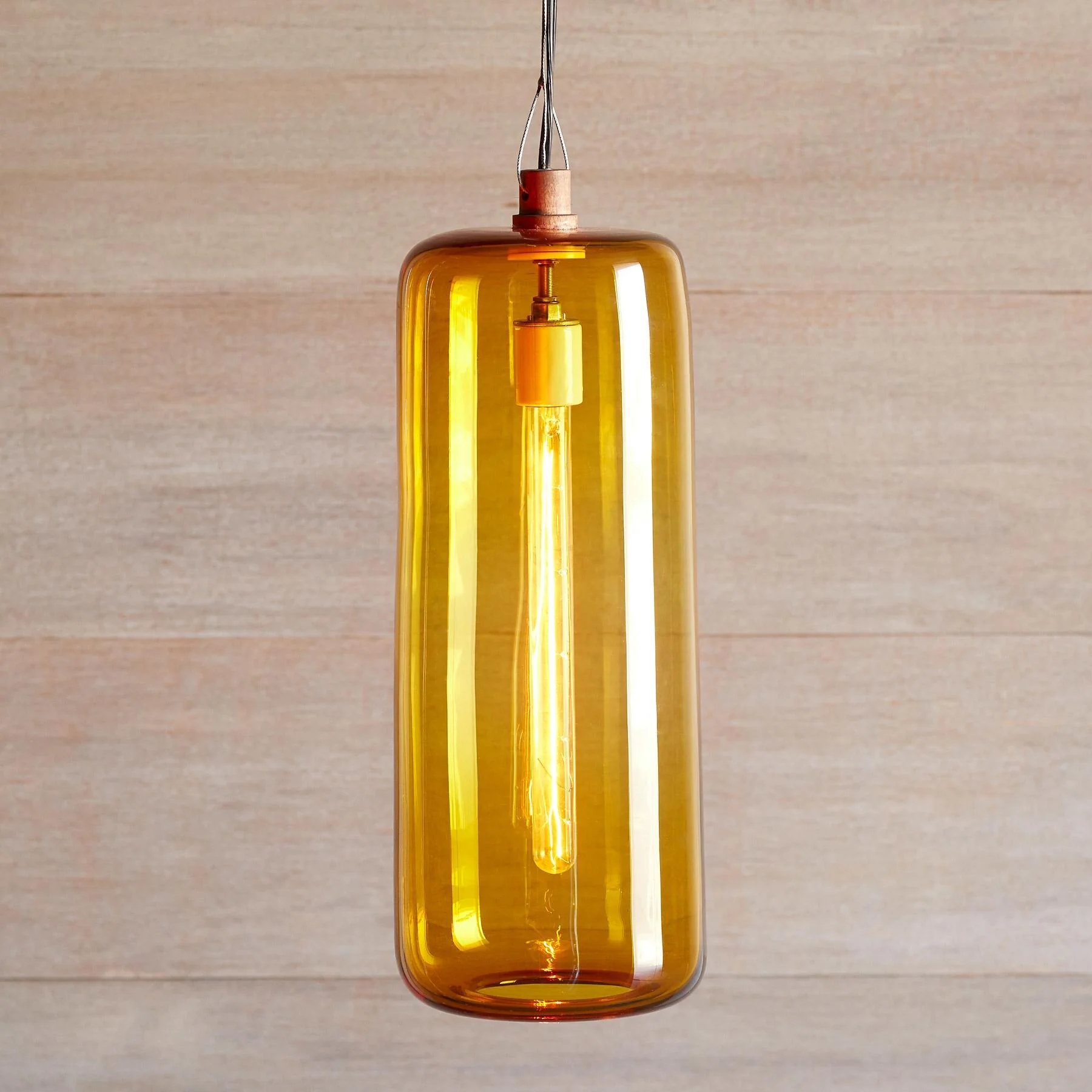 Salon Glass Cylinder Pendant