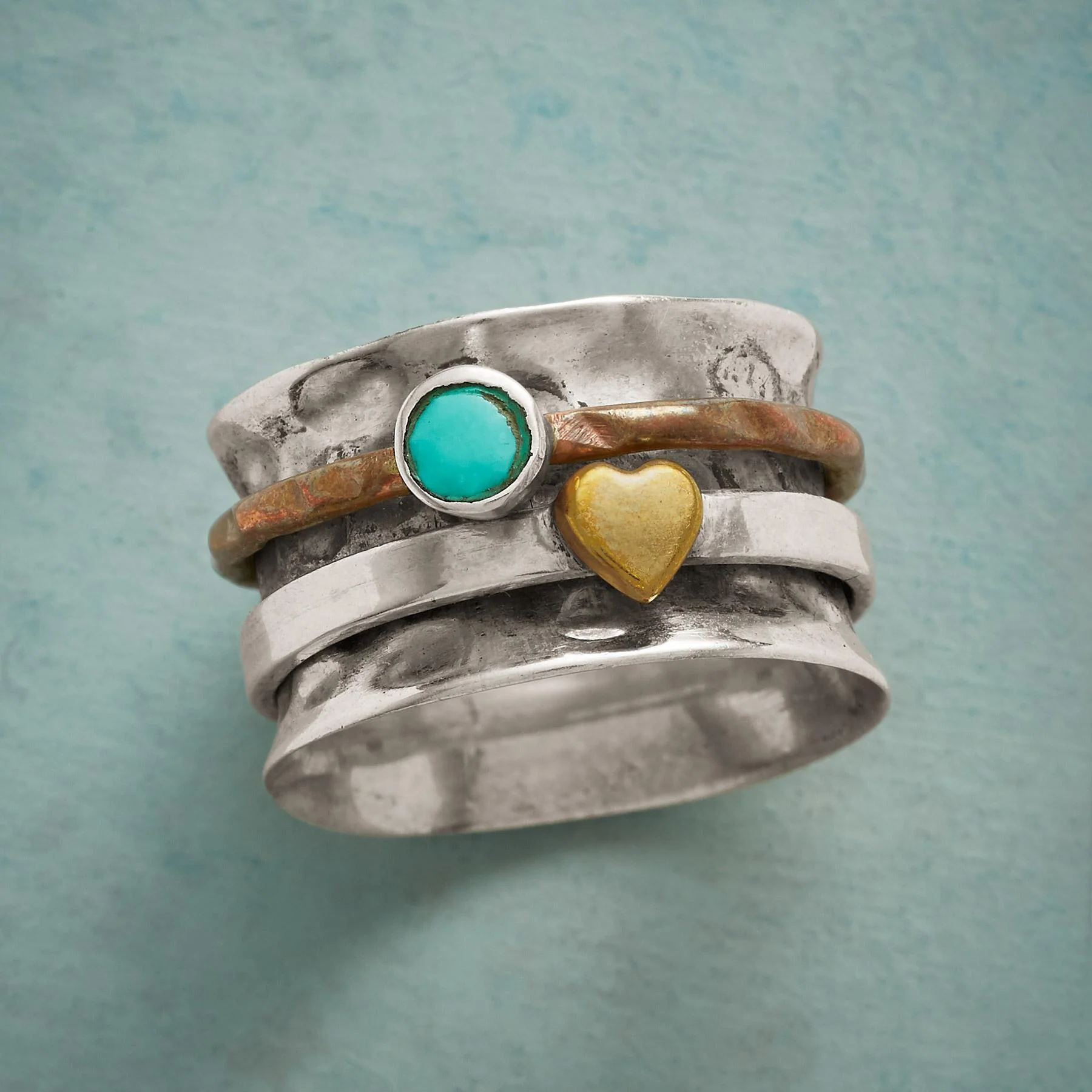 Lighthearted Spinner Ring
