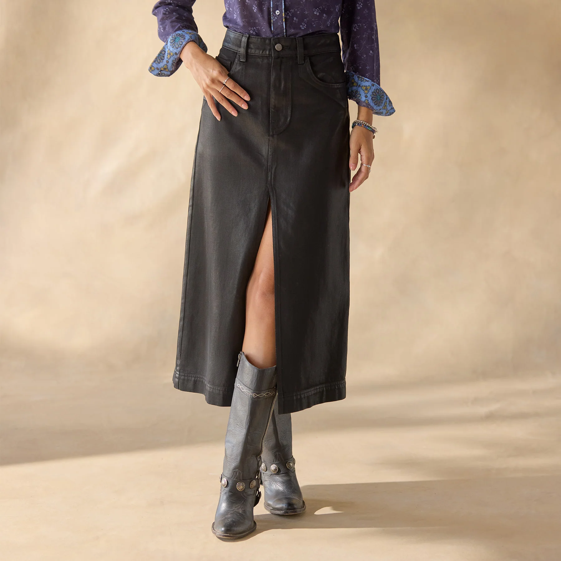 Stetten Denim Skirt, Petite
