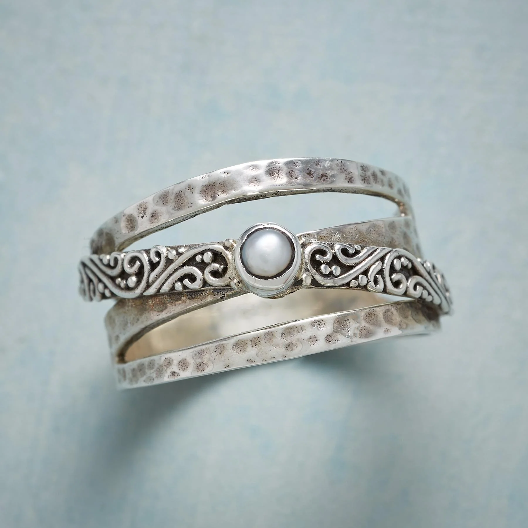 Pearl Overlay Ring