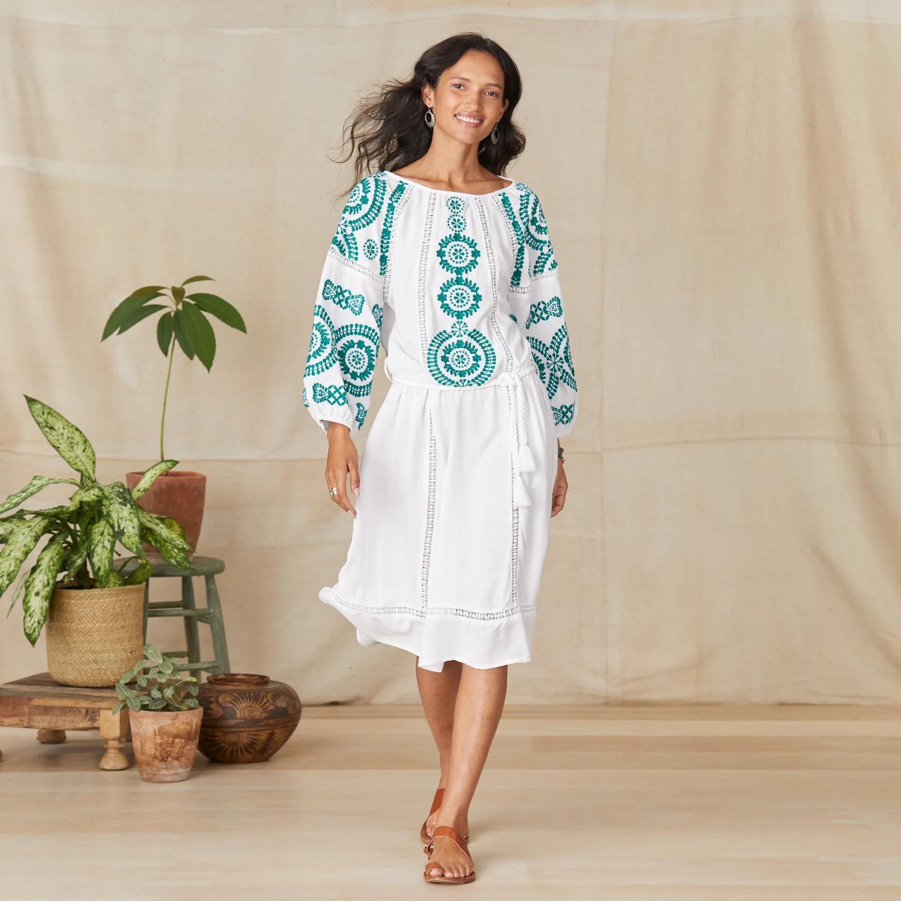 Suzume Embroidered Dress