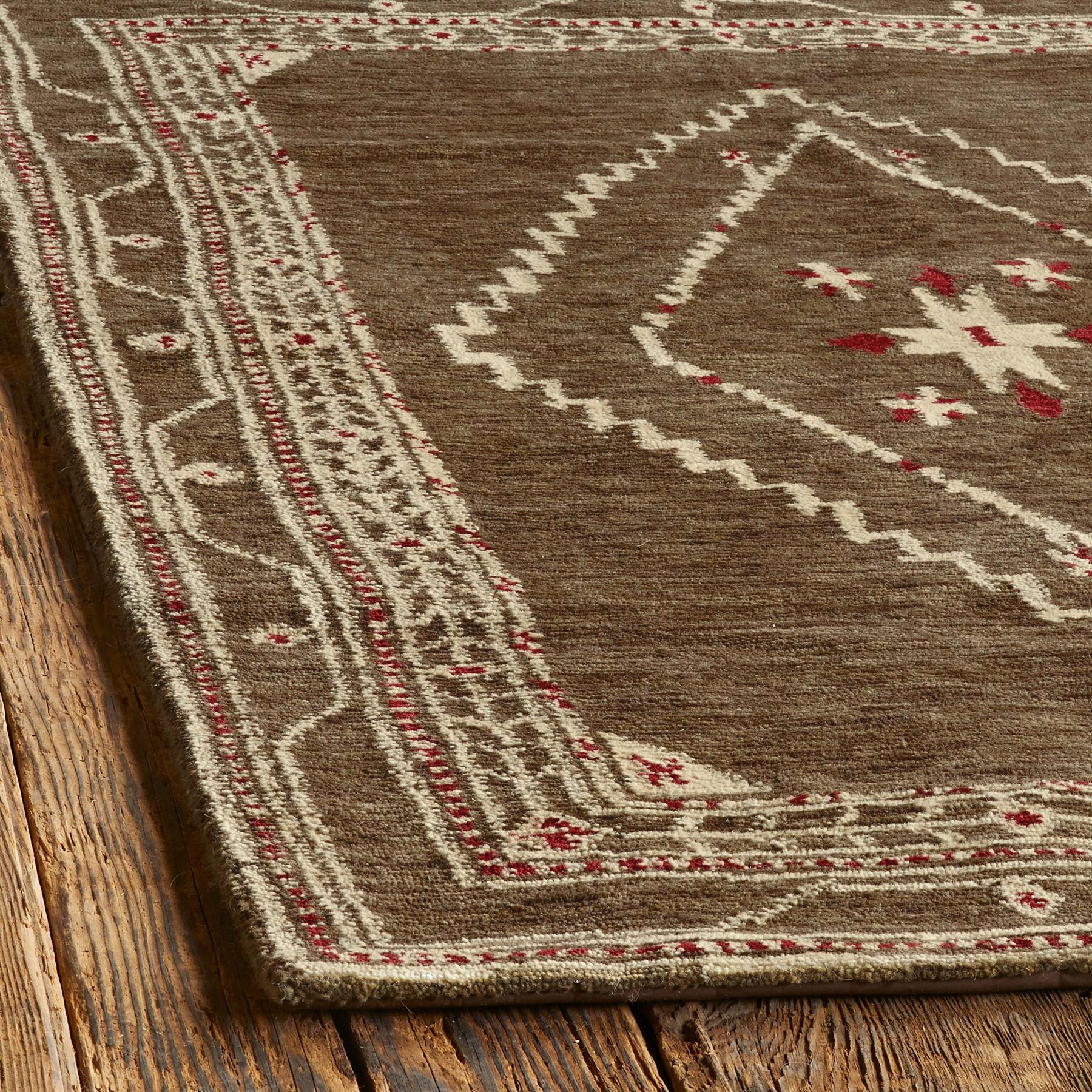 Luria Tibetan Hand Knotted Rug, Large