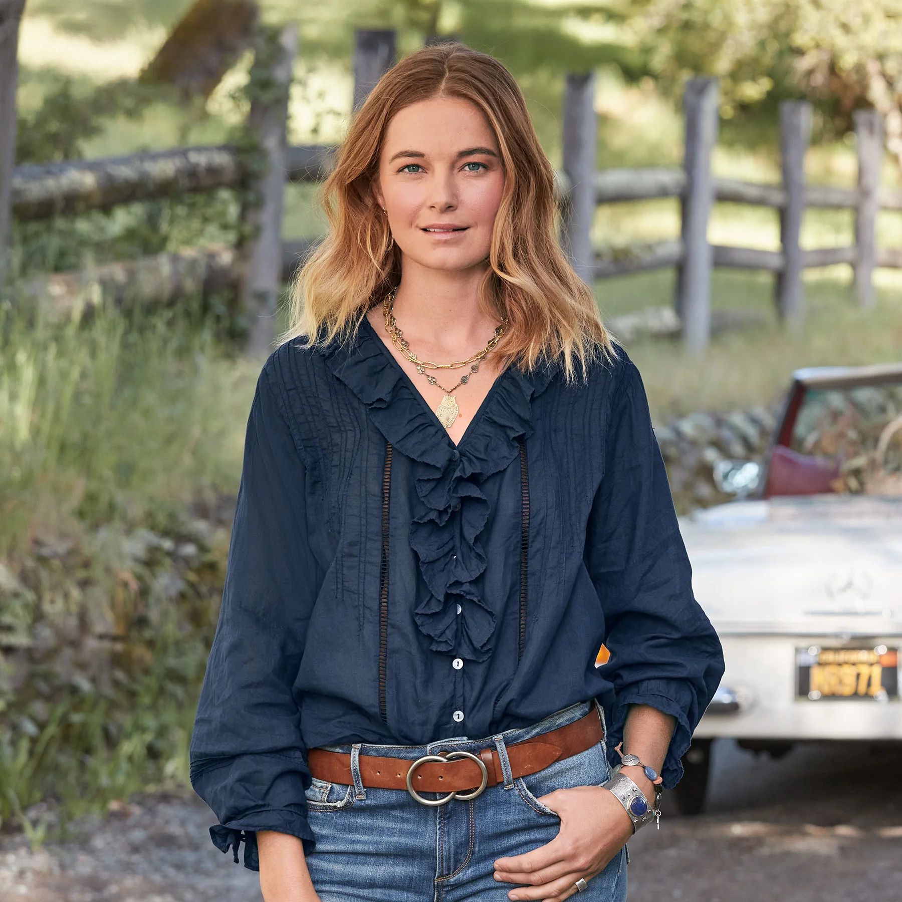 Lettie Ruffle Top