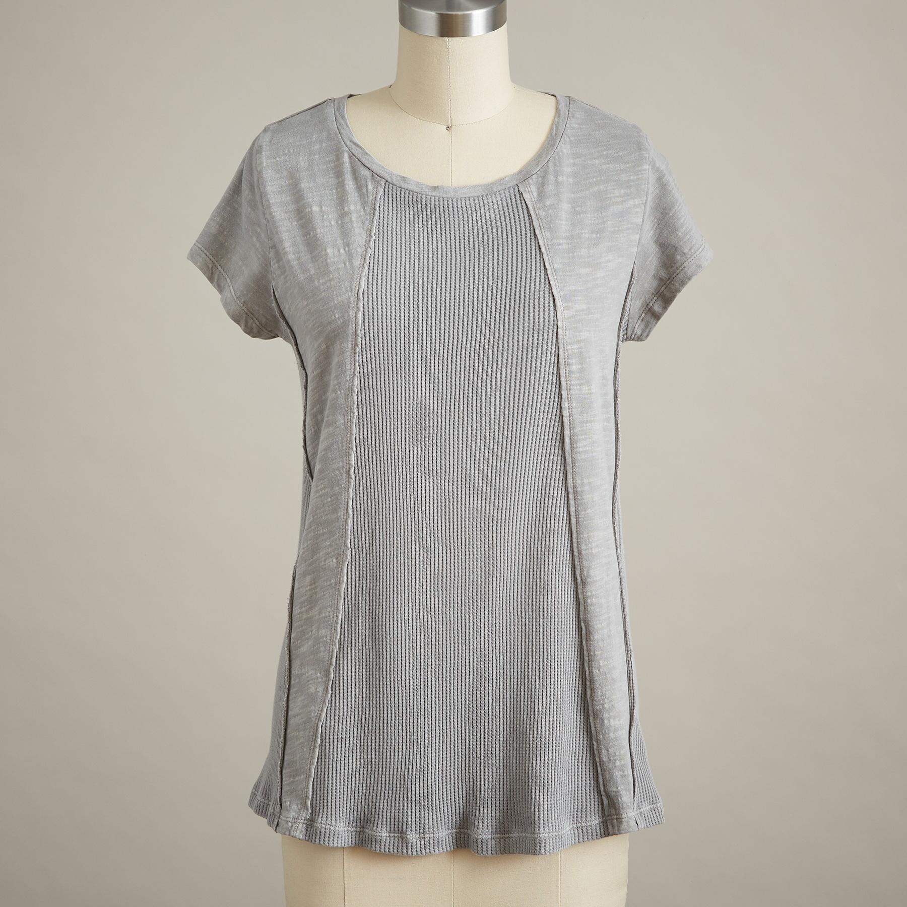Mixing Knits Tee