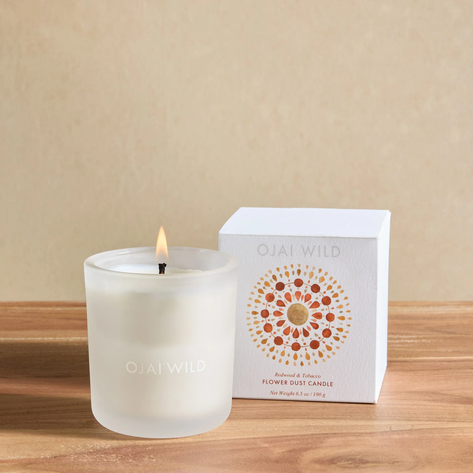 Flower Dust Candle