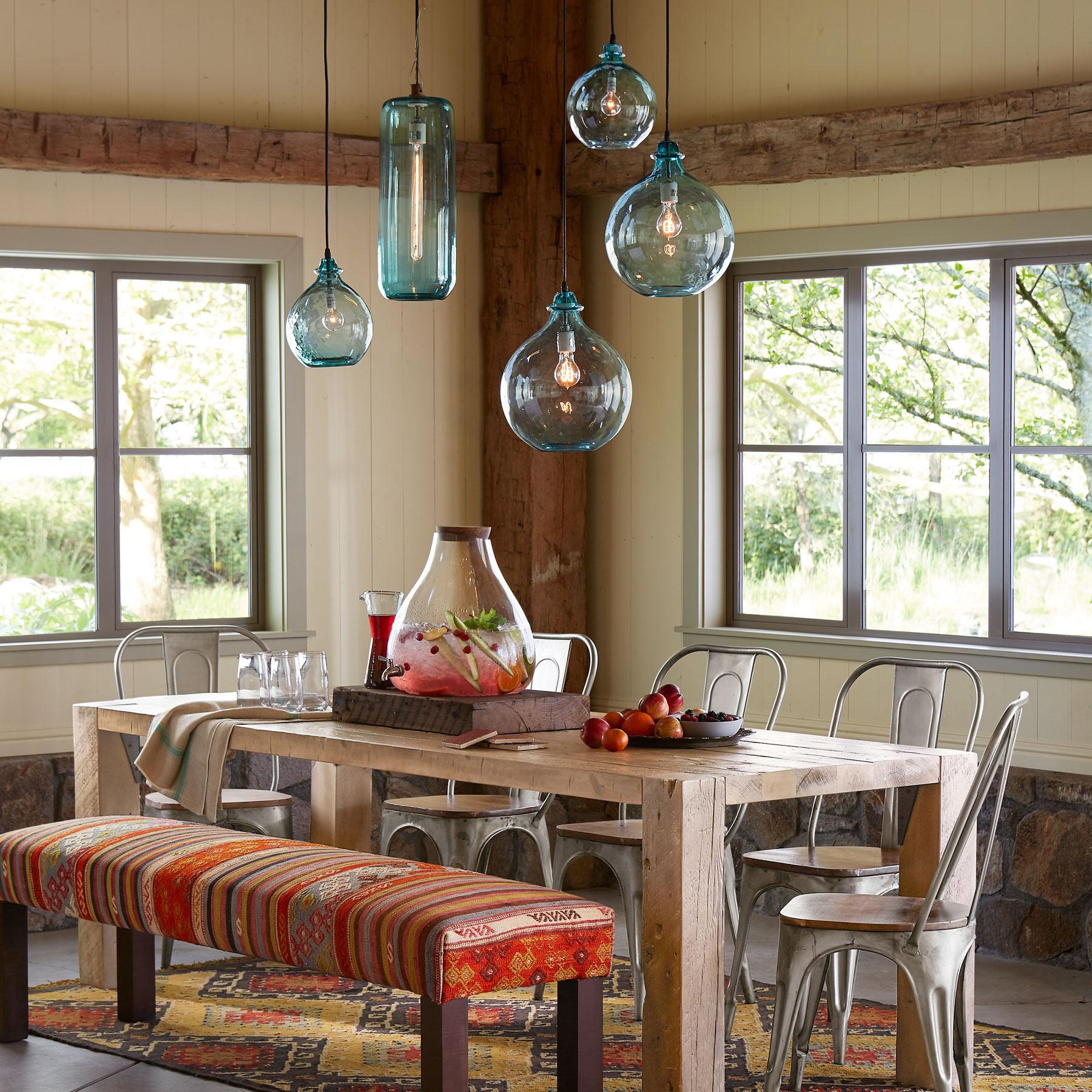 Salon Glass Cylinder Pendant