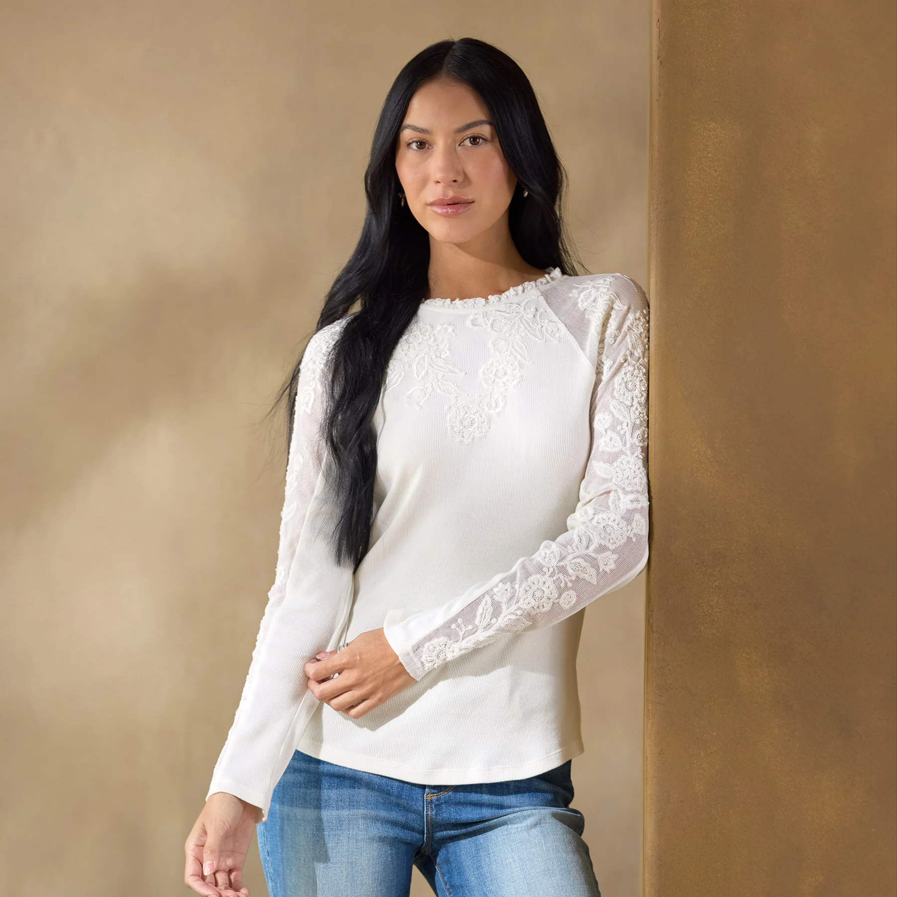 Josephine Embroidered Top