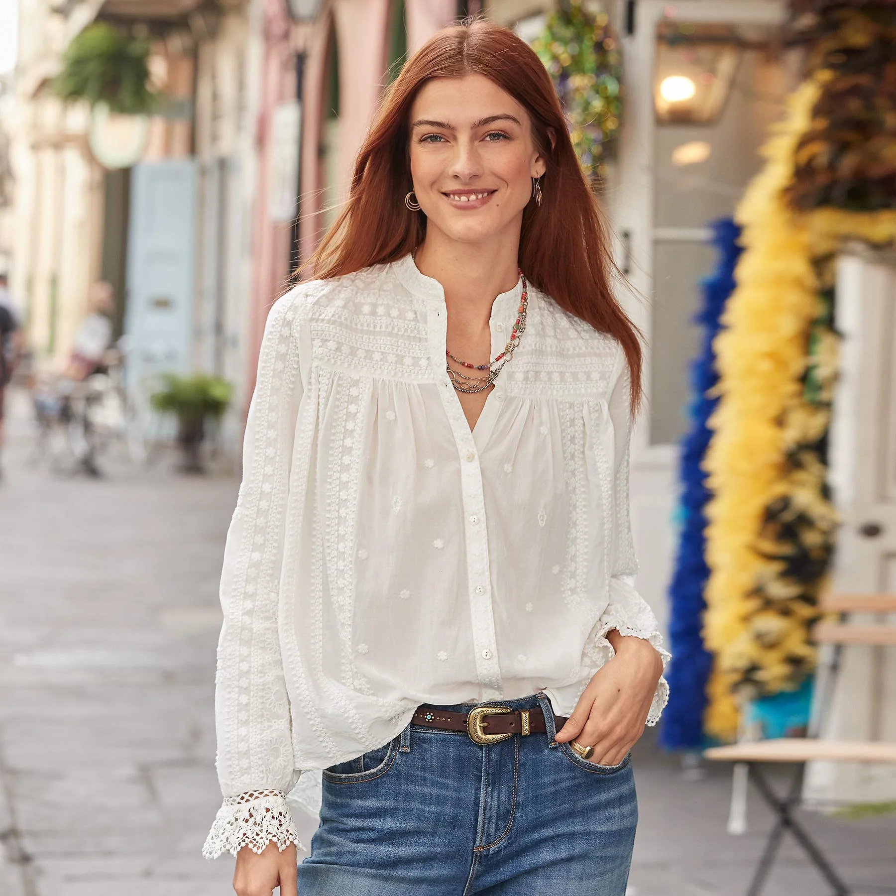 Corinne Romance Top