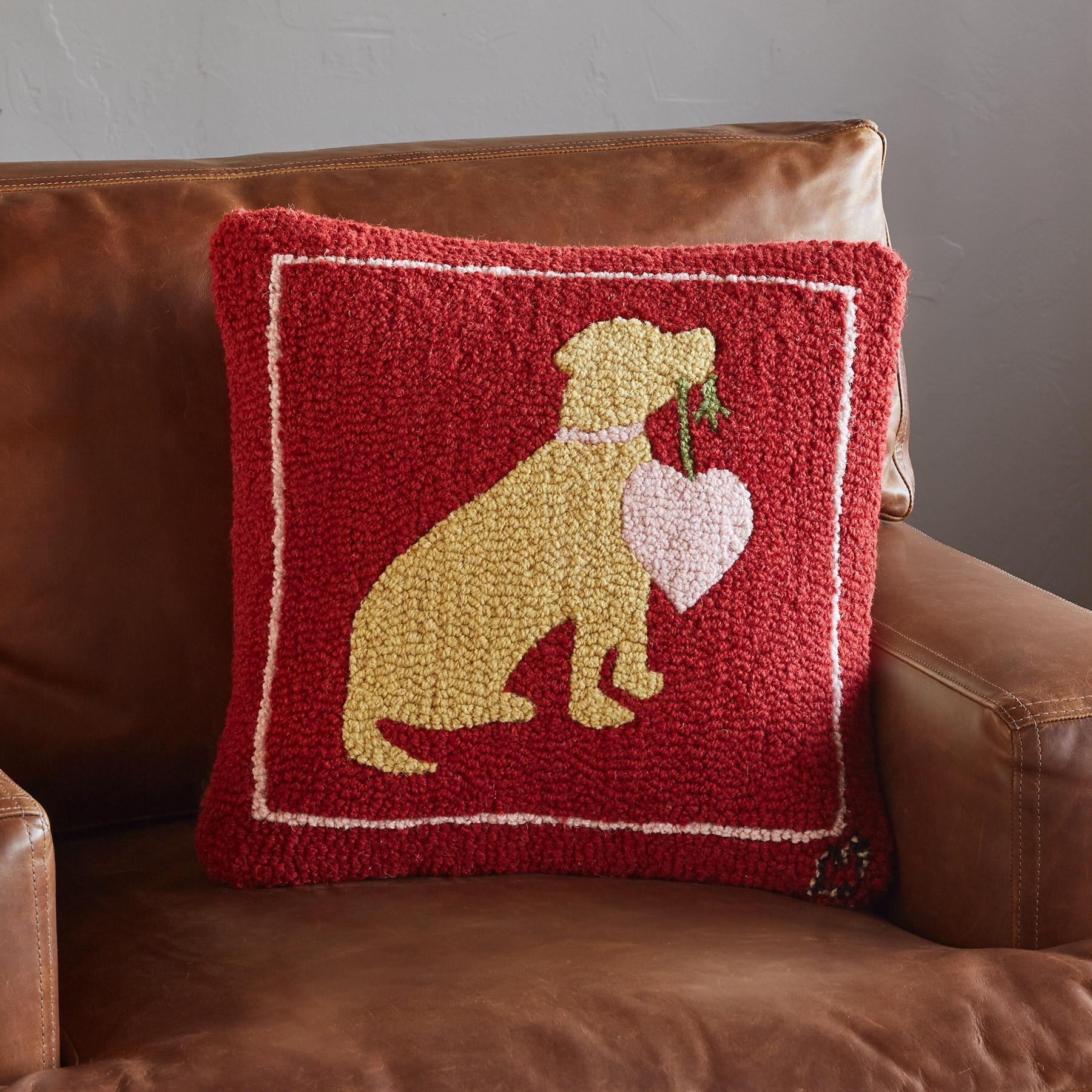 Heart On A String Pillow