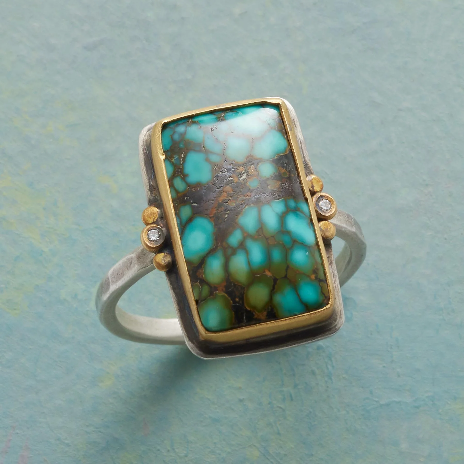 Twinkling Turquoise Ring