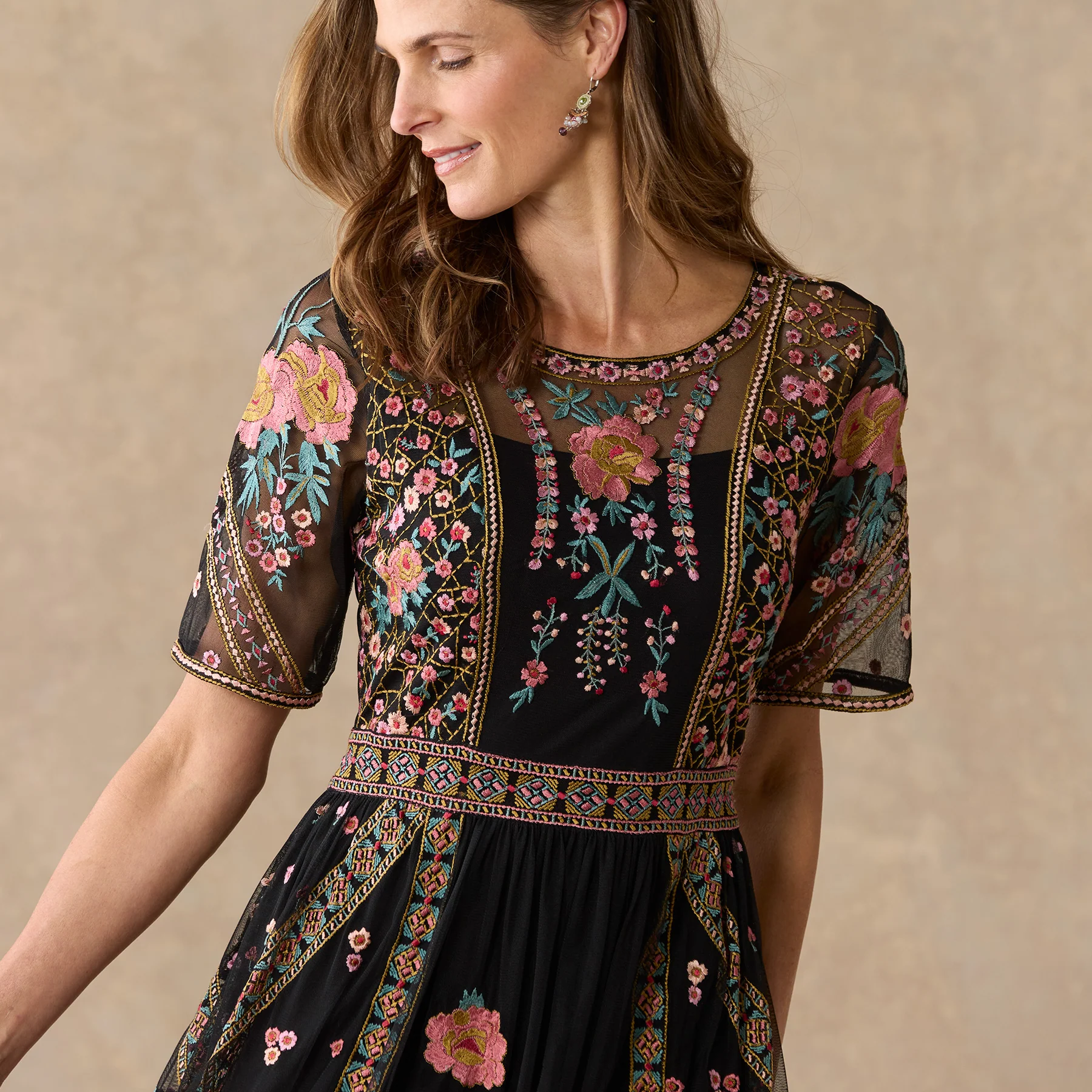 Roxanna Mesh Dress