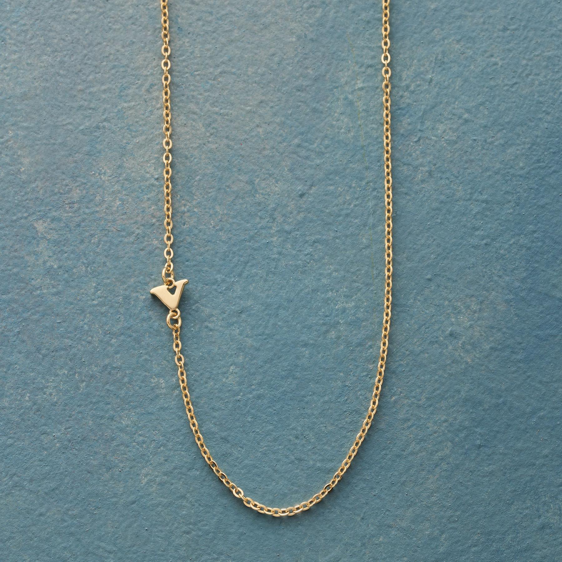 Initial Spark Necklace