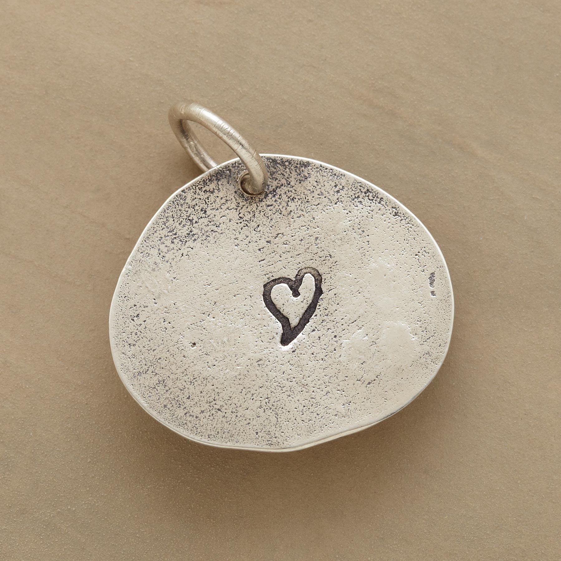 Sterling Silver Date And Initial Charm