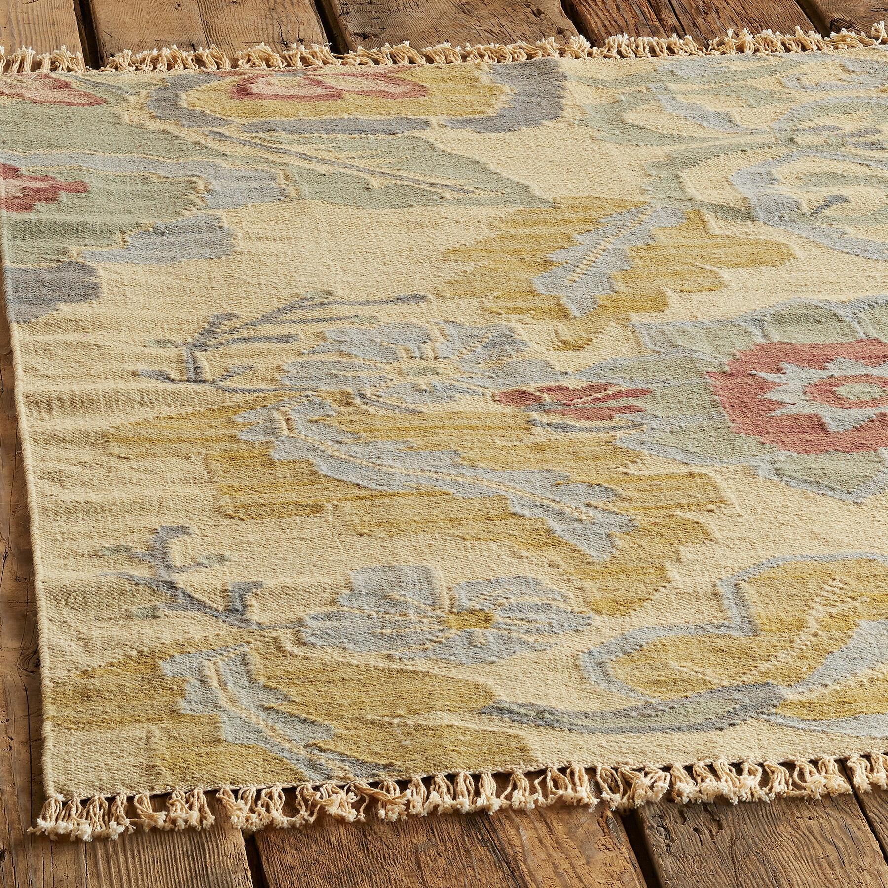 Passion Flower Kilim Rug