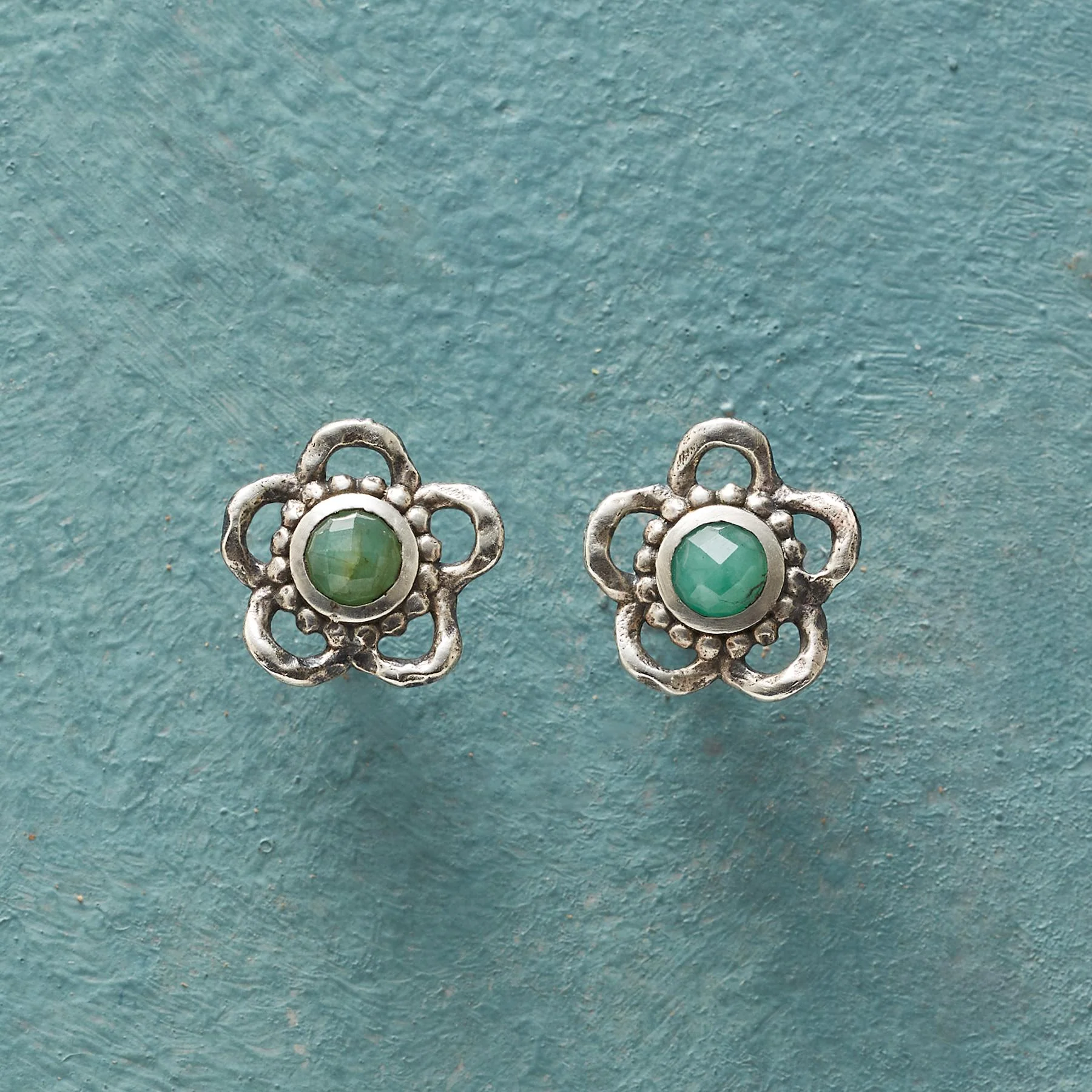 Birthstone Blossom Earrings