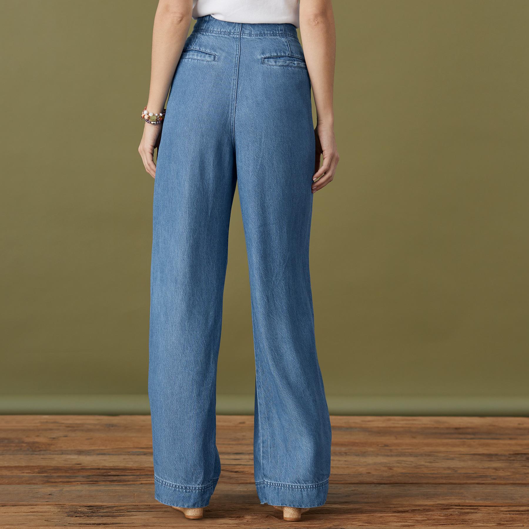 Oaklee Denim Pants, Petite