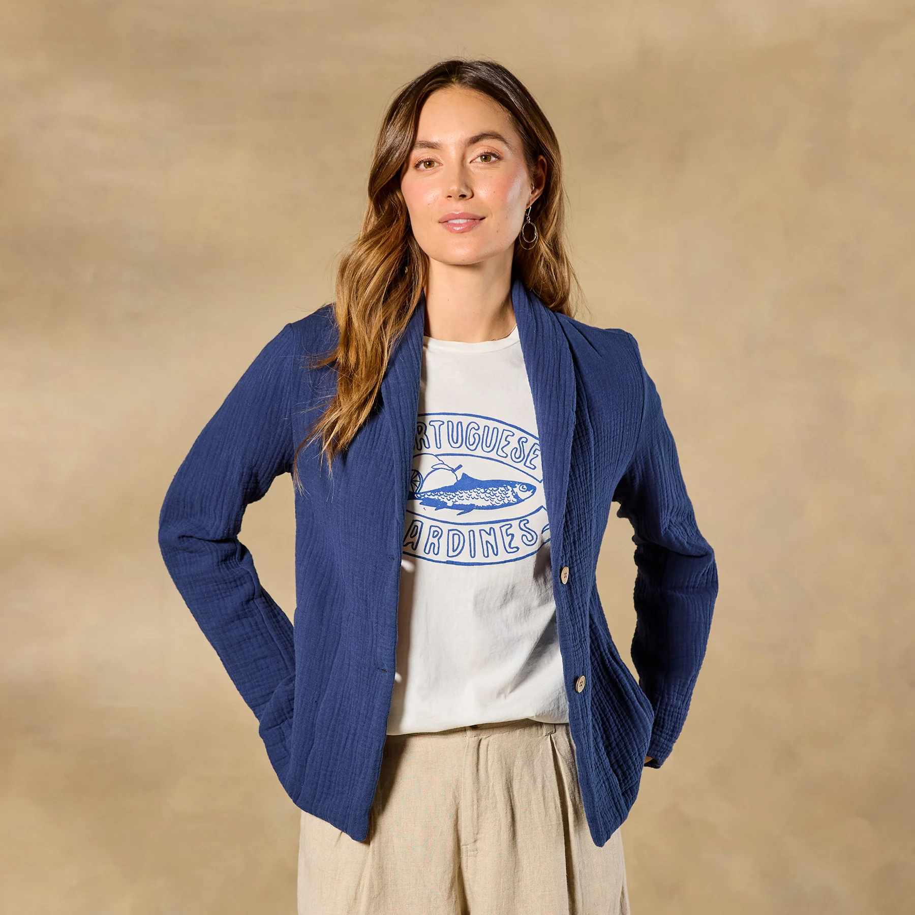 Blake Gauze Blazer