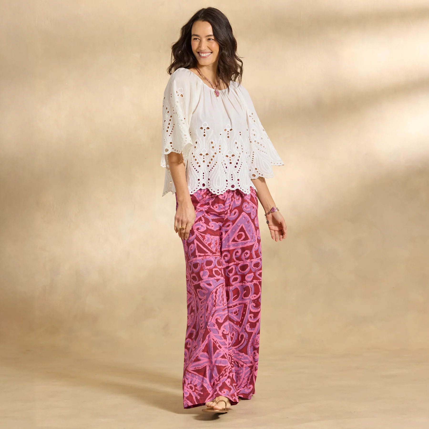 Etta Eyelet Top