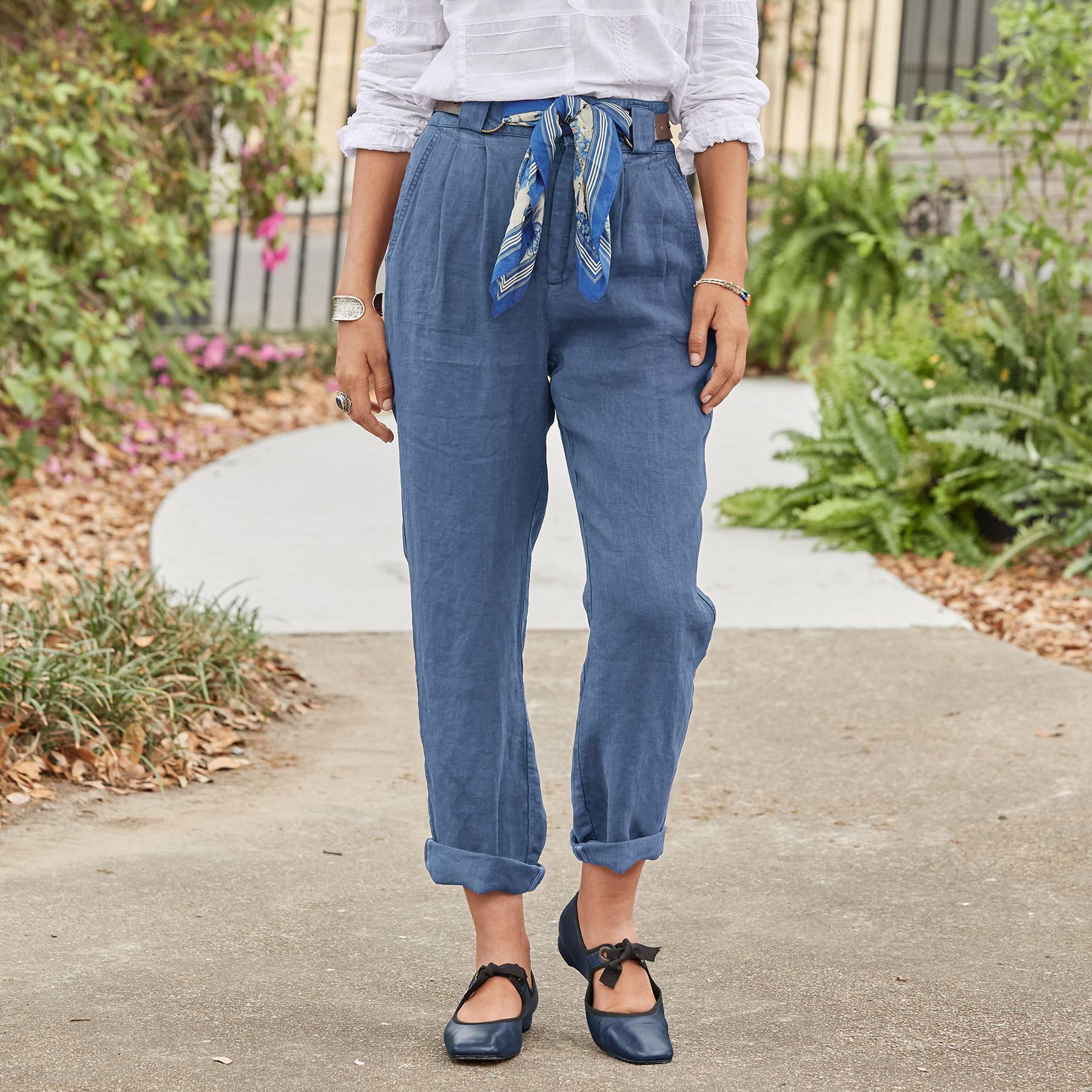 Adelaide Linen Pants, Petite
