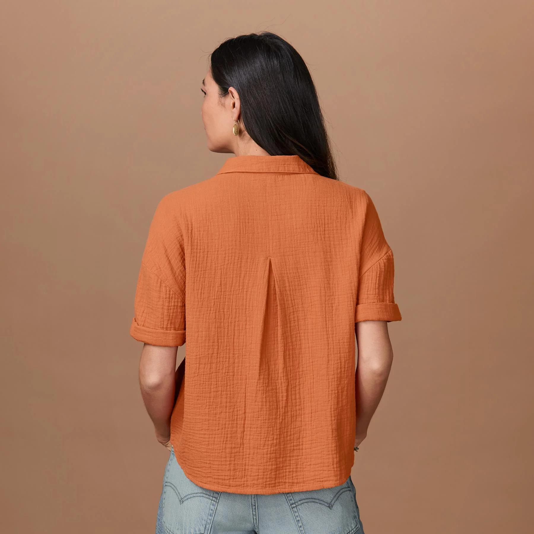 Mara Gauze Camp Shirt