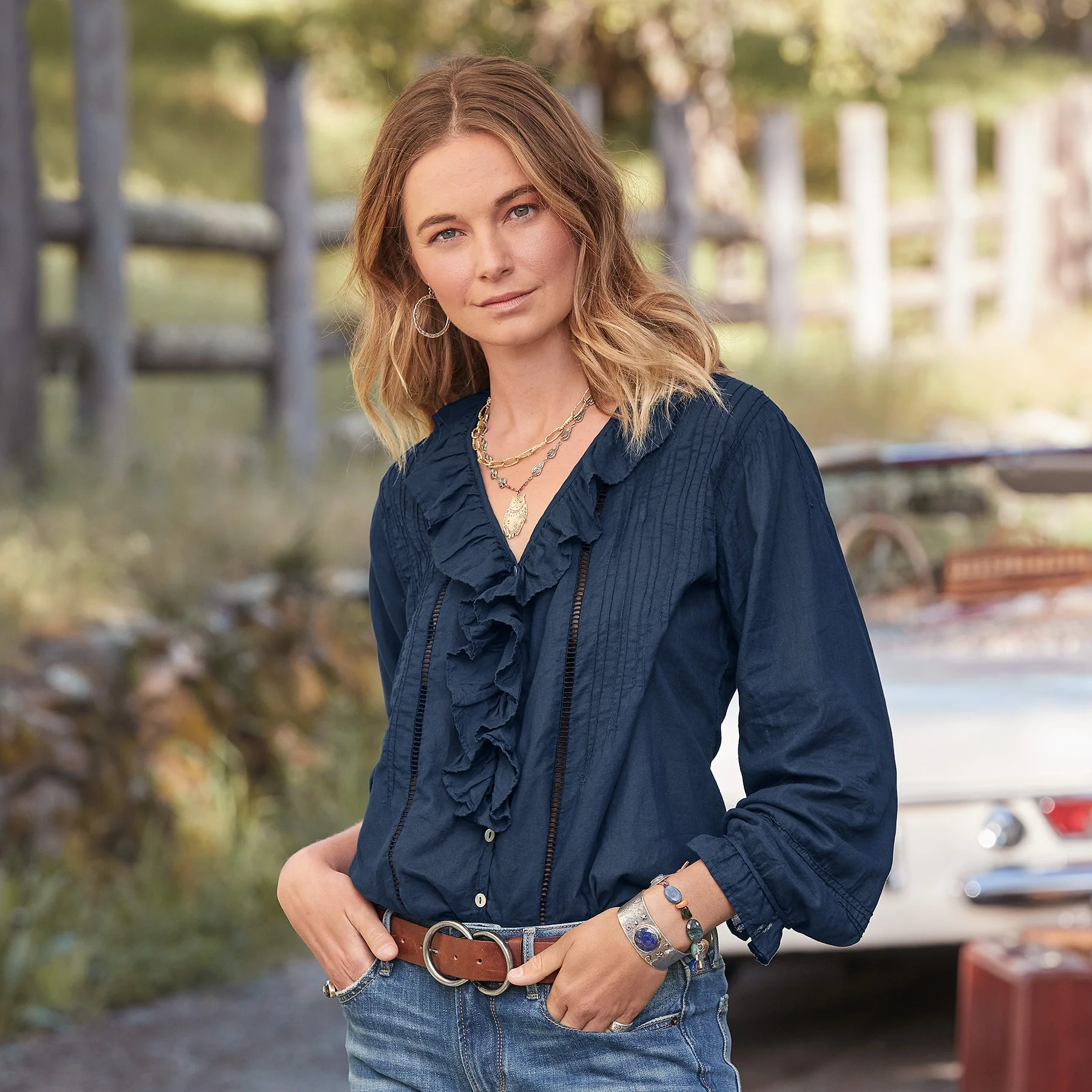 Lettie Ruffle Top