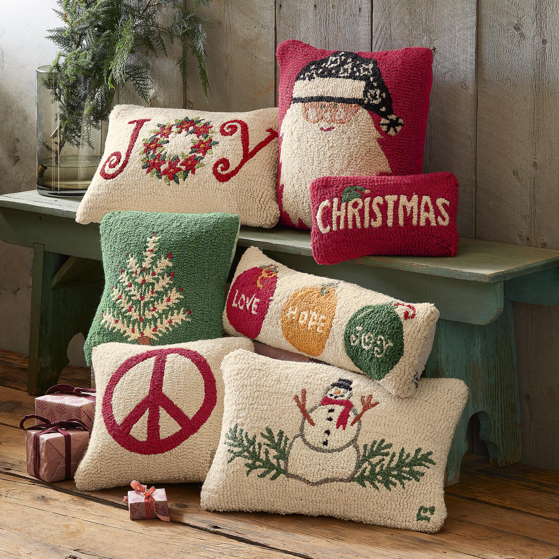 Red Christmas Mini Pillow