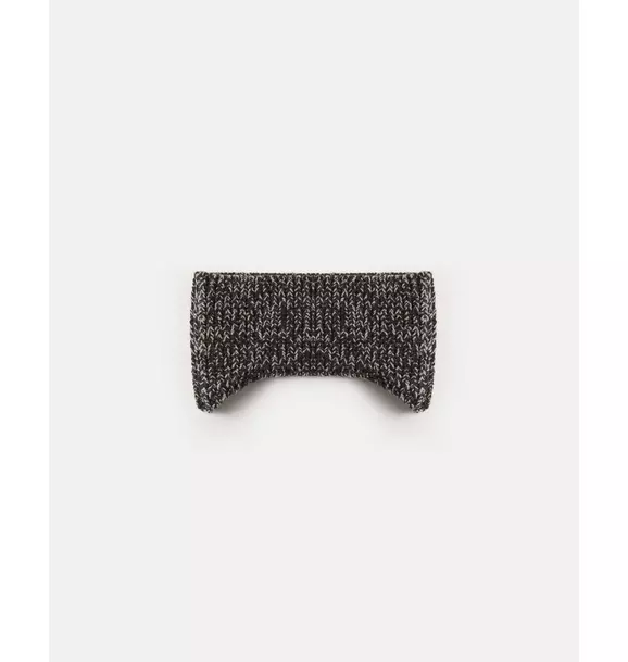 Earband Chunky - Black Melange