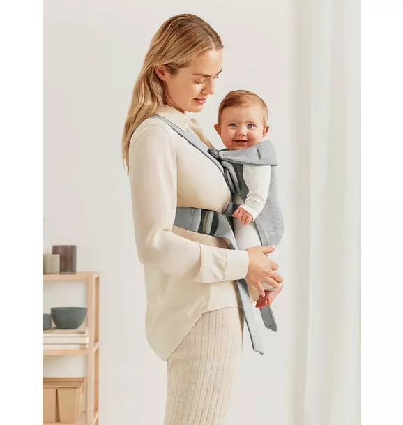 Baby Carrier Mini, 3D Jersey, Light Gray